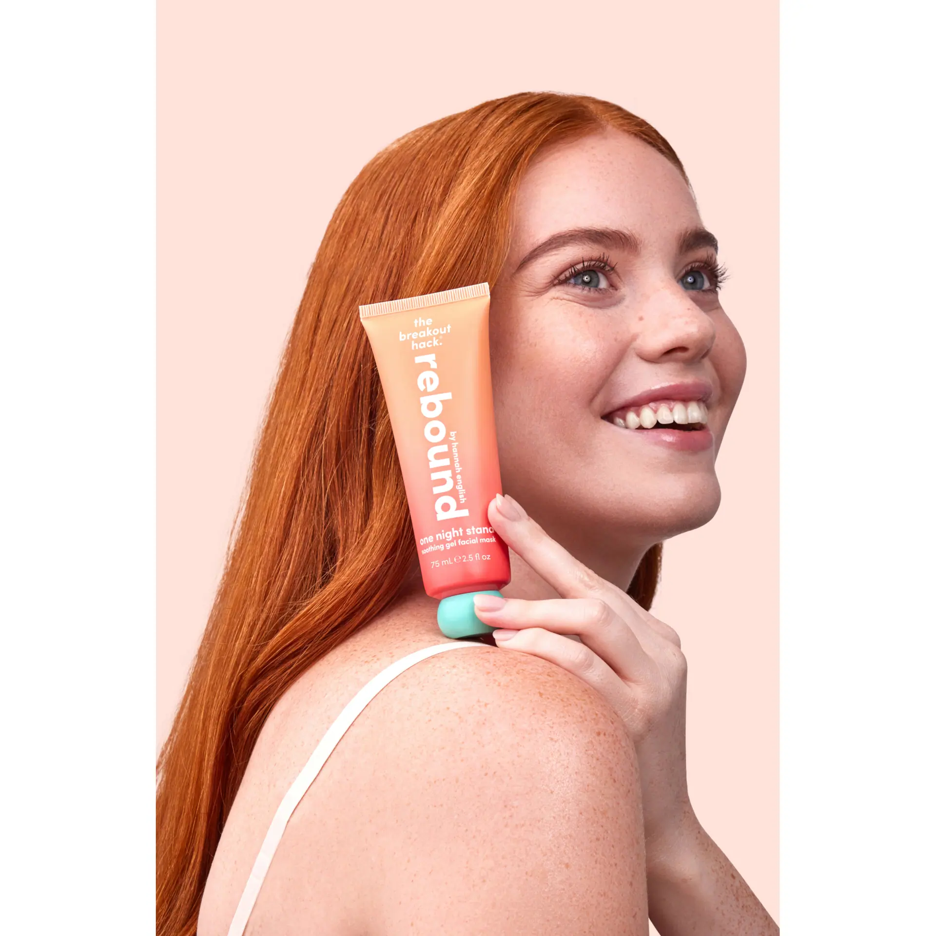 The Breakout Hack rebound one night stand soothing gel facial mask 75ml