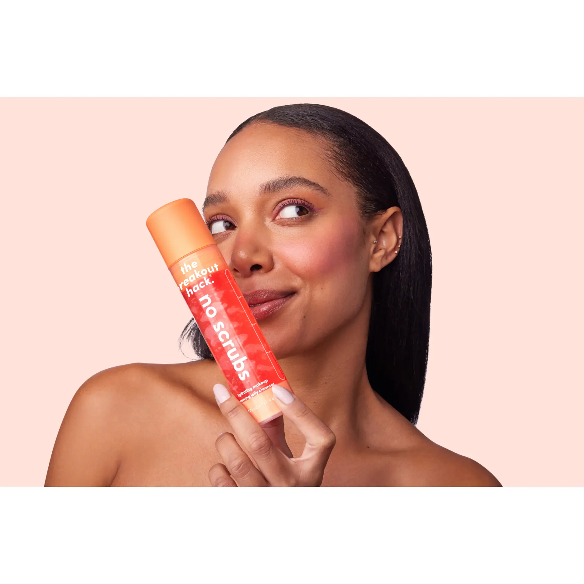 The Breakout Hack no scrubs hydrating make-up removing jelly cleanser 100mL