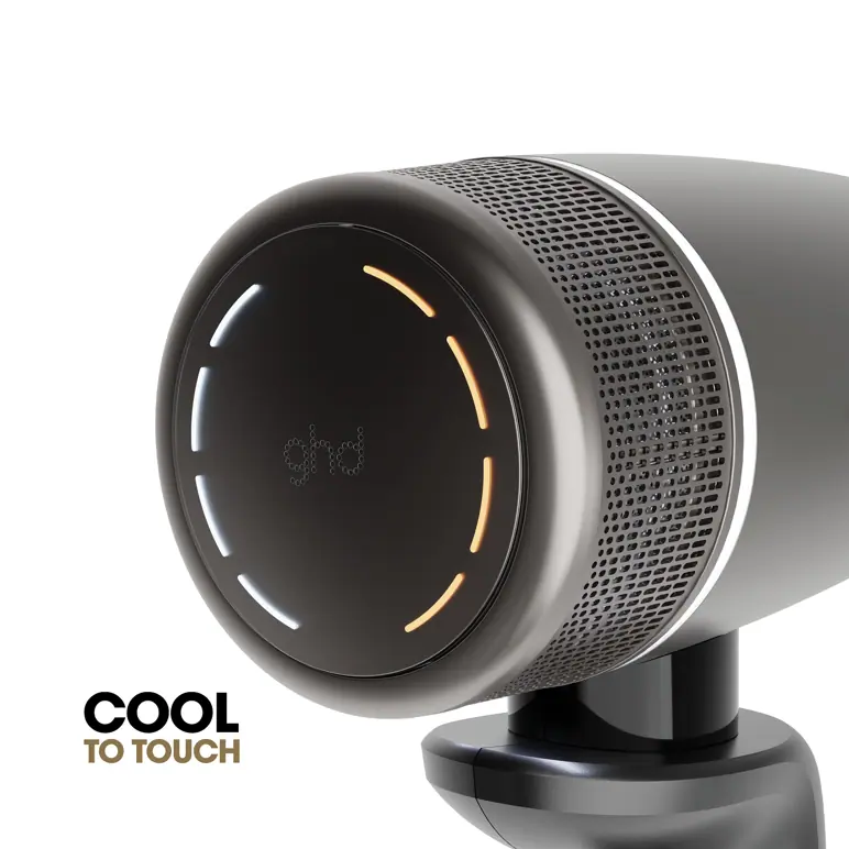 GHD speed professional hair dryer in titanium black