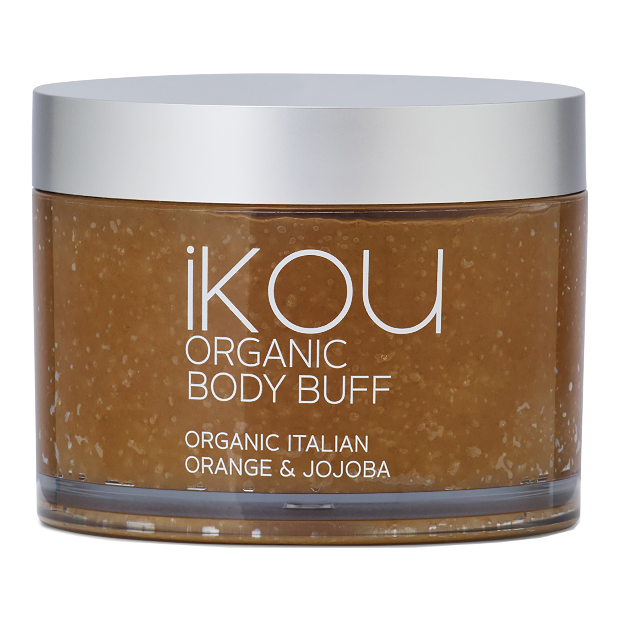 iKOU Organic Body Buff Italian Orange & Jojoba 300g