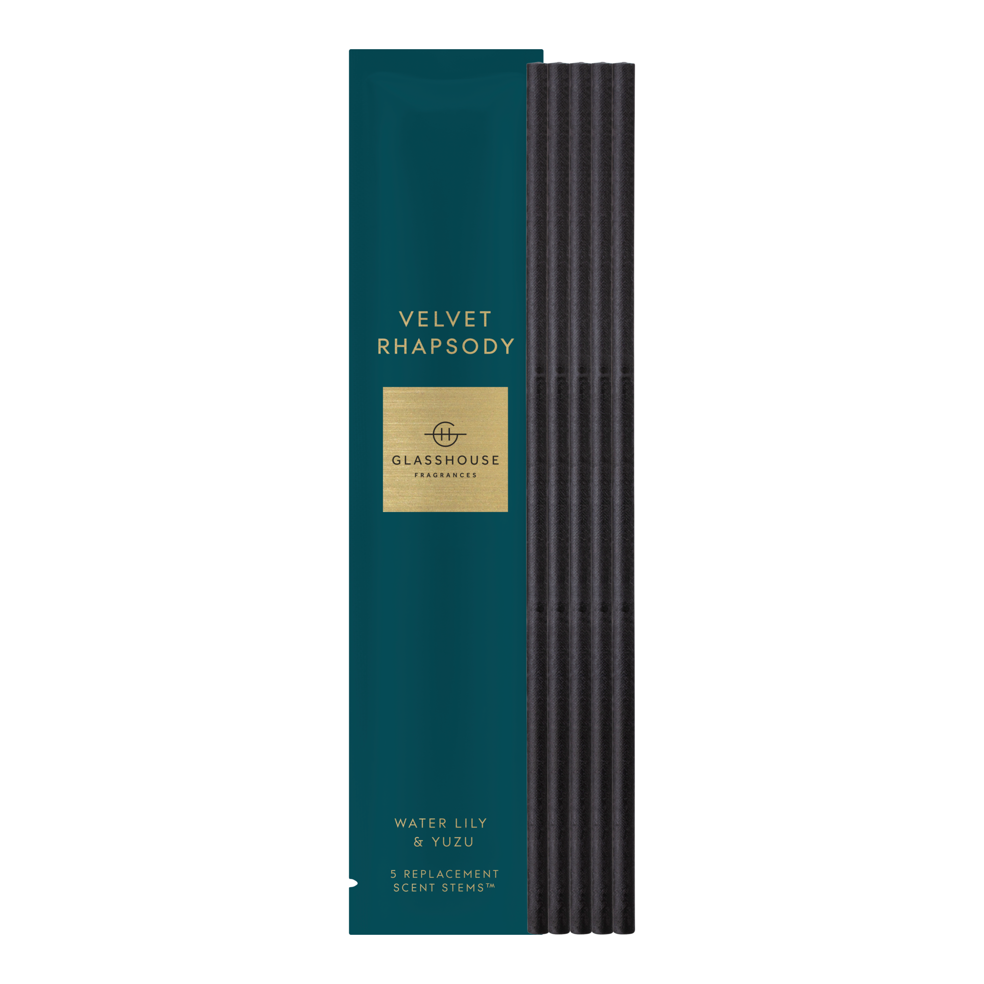 Glasshouse Fragrances 5 Replacement Scent Stems - VELVET RHAPSODY