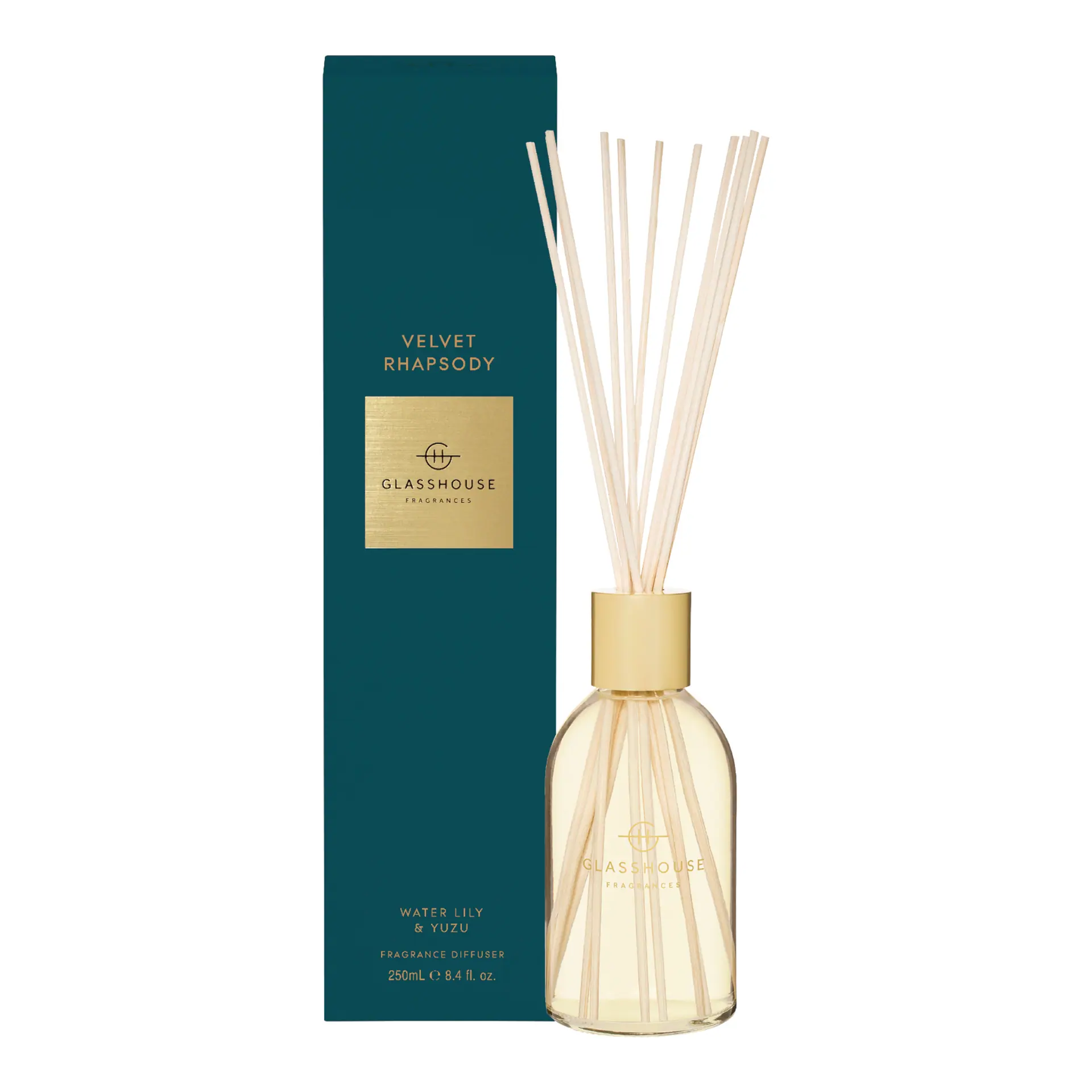 Glasshouse Fragrances 250ml Diffuser - VELVET RHAPSODY
