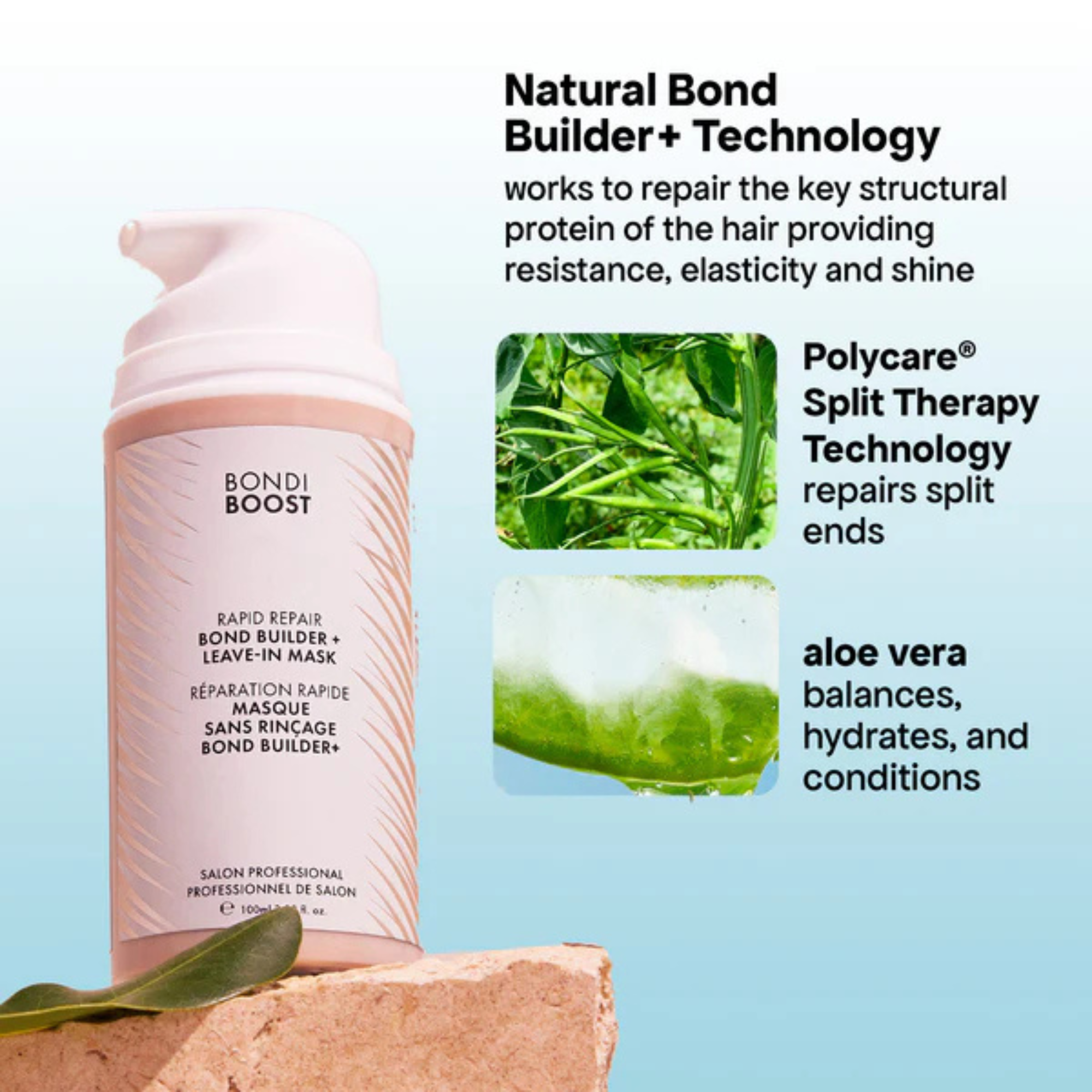 Bondi Boost Rapid Repair Bond Builder+ Leave-in Mask 100ml