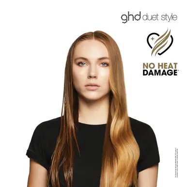 GHD Duet Style 2-In-1 Dryer And Straightener In White