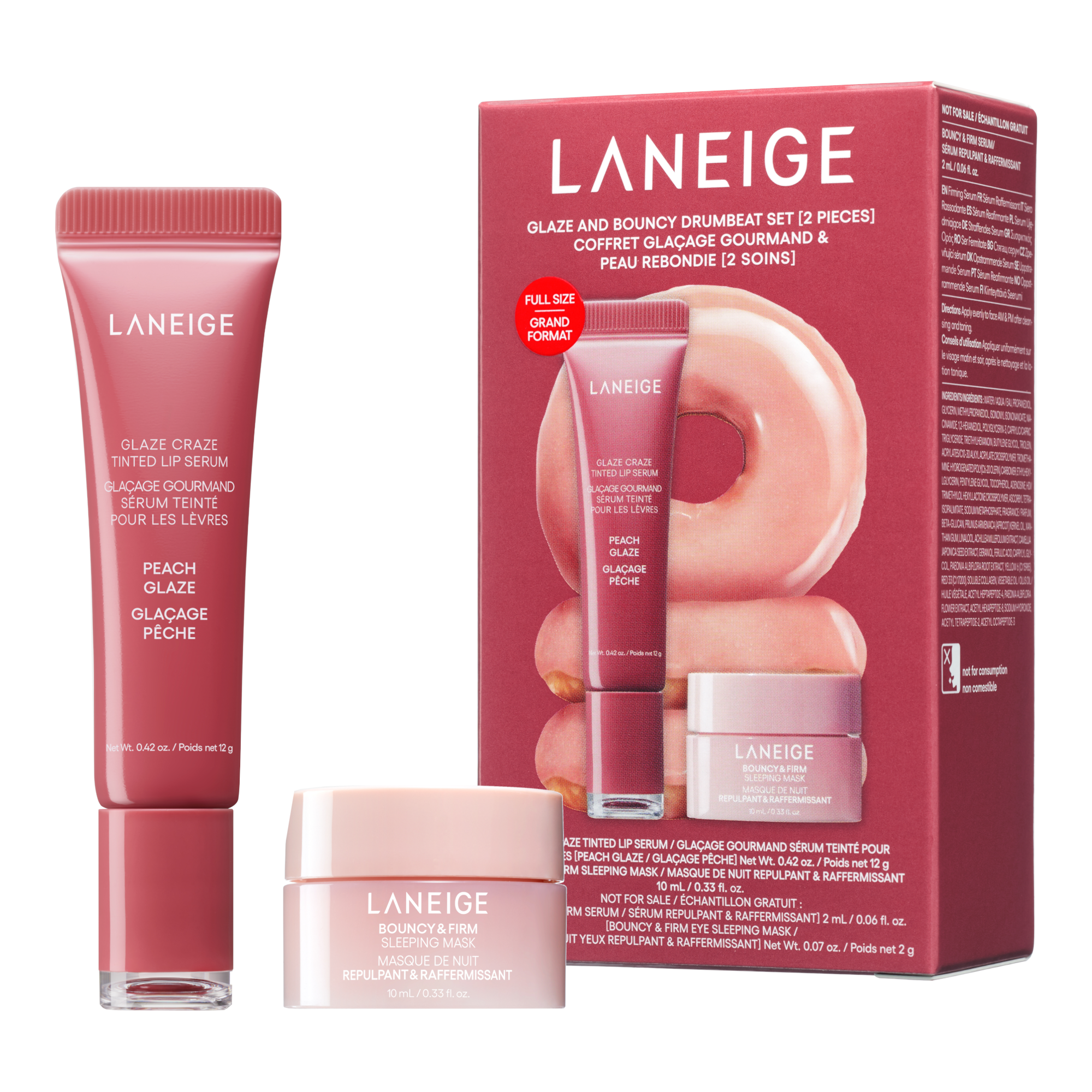Laneige Glaze and Bouncy Drumbeat Set