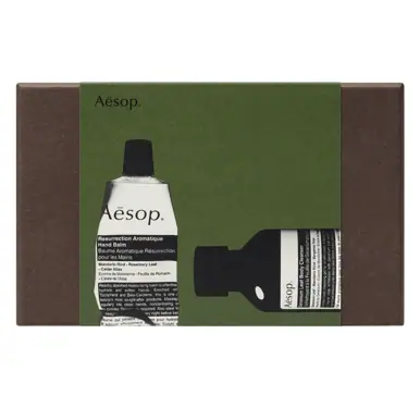 Aesop Greetings in the Guest Room Hand & Body Duo