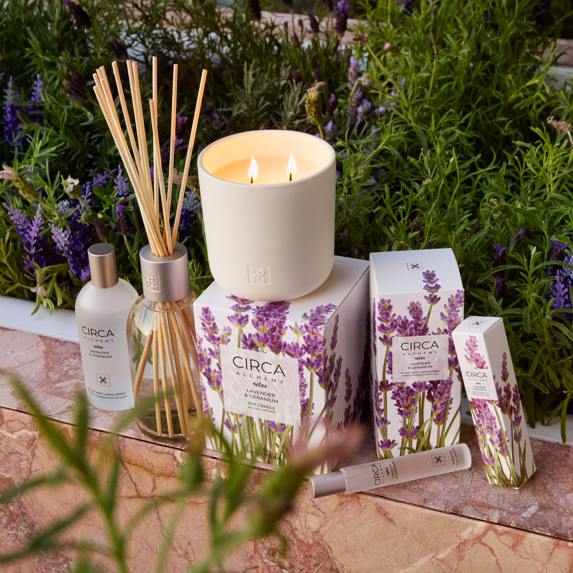 CIRCA 250ml Diffuser - Alchemy Relax - LAVENDER & GERANIUM