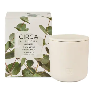 CIRCA 300g Candle - Alchemy Energise - EUCALYPTUS & BERGAMOT