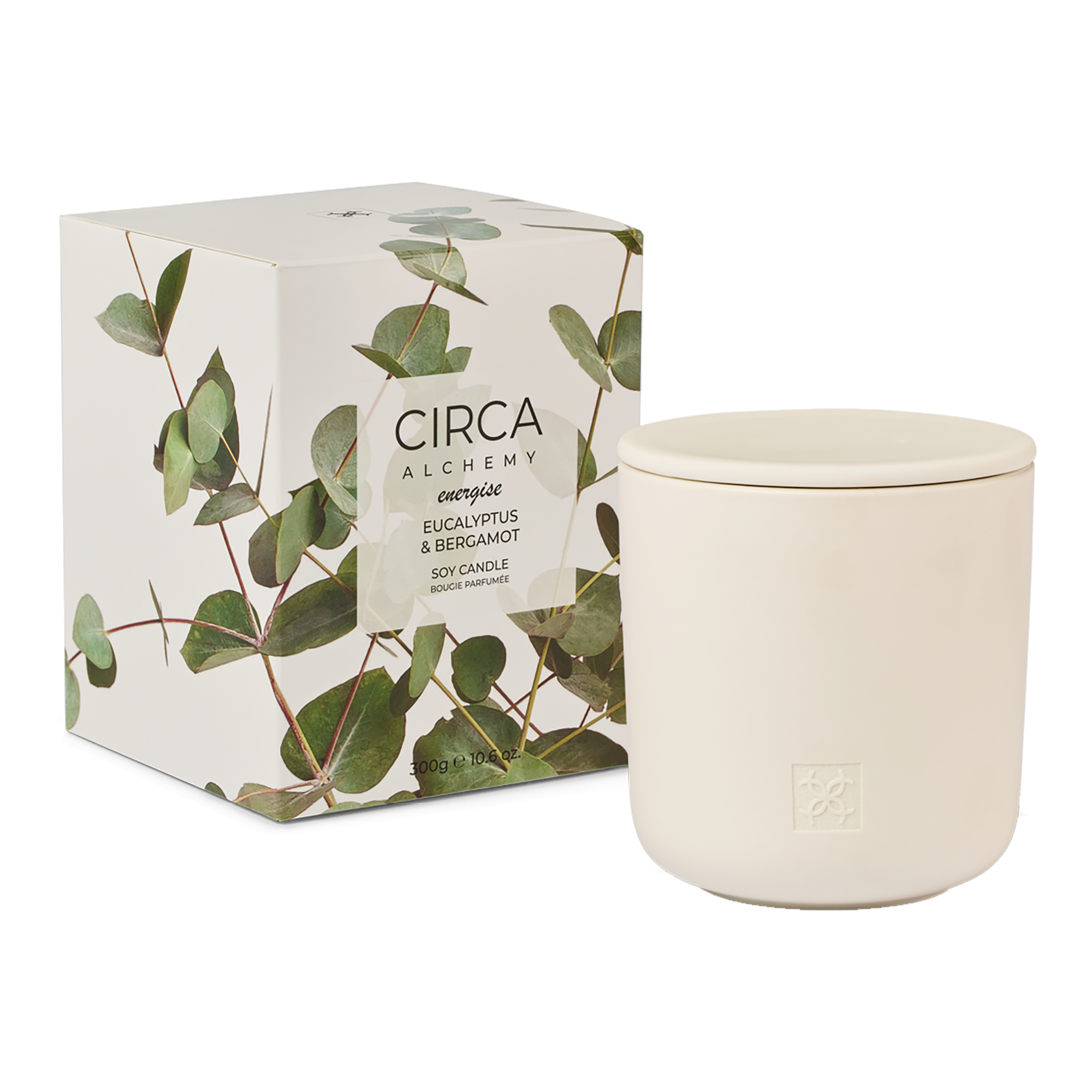 CIRCA 300g Candle - Alchemy Energise - EUCALYPTUS & BERGAMOT