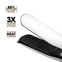 ghd chronos max wide plate hair straightener in white