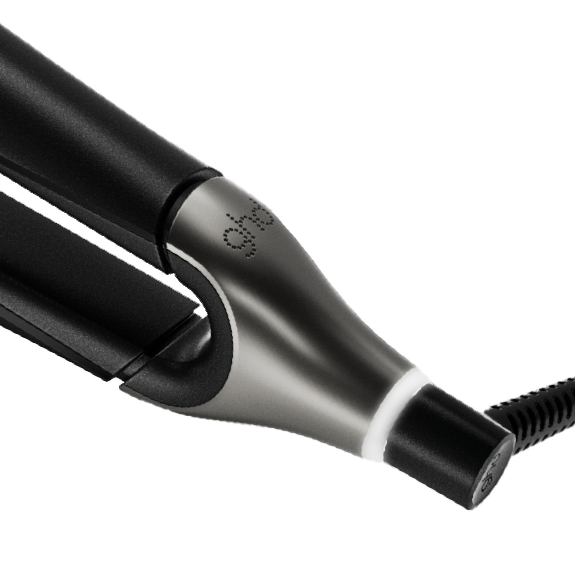 ghd chronos max wide plate hair straightener in black