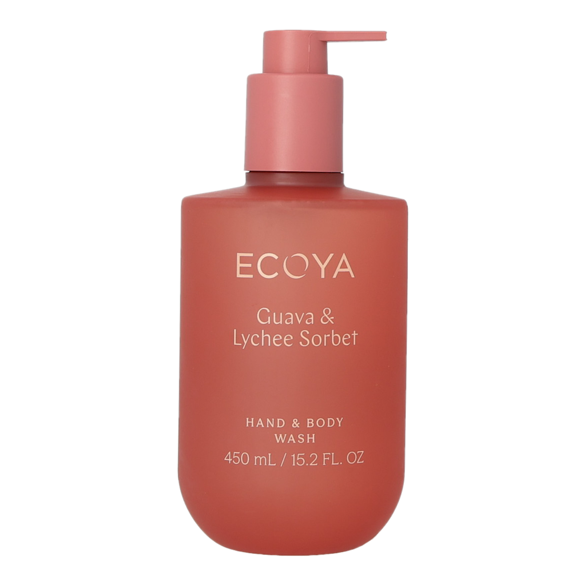 ECOYA Hand & Body Wash Guava & Lychee Sorbet 450ml