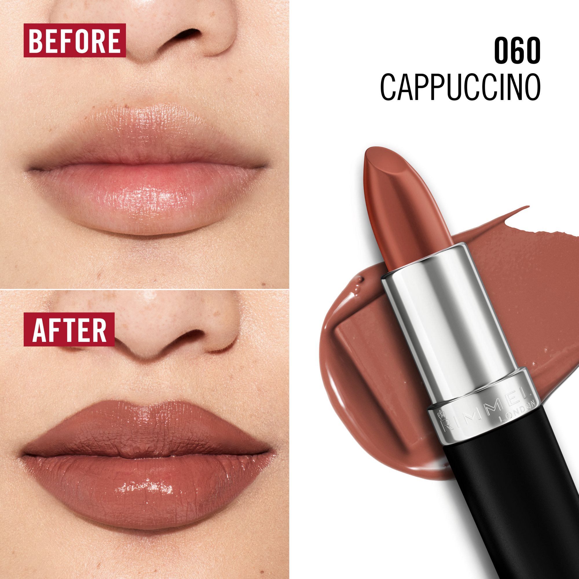 Rimmel London Lasting Finish Lipstick, 60 Cappuccino