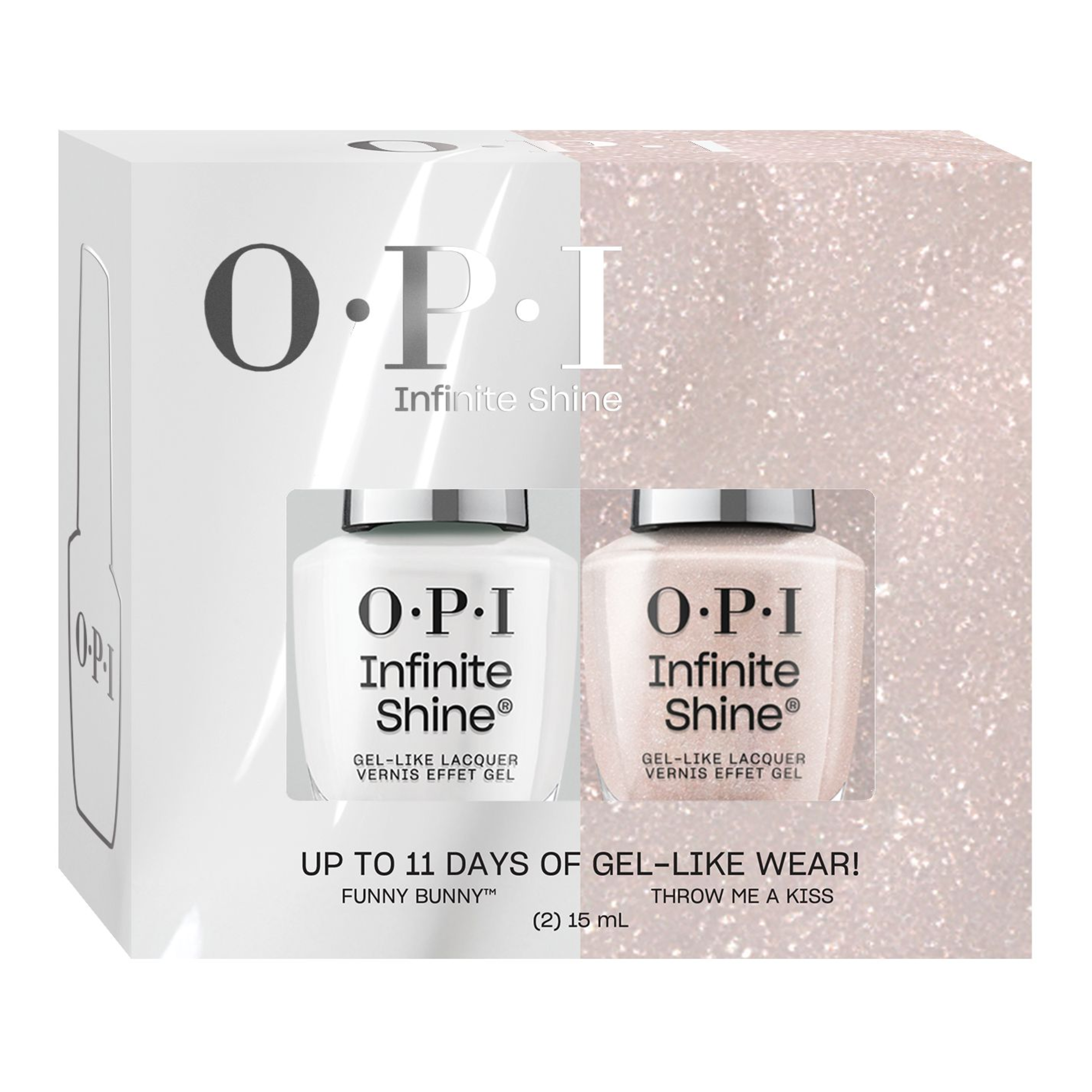 OPI Infinite Shine Colour Duo Gift Set 2x15mL