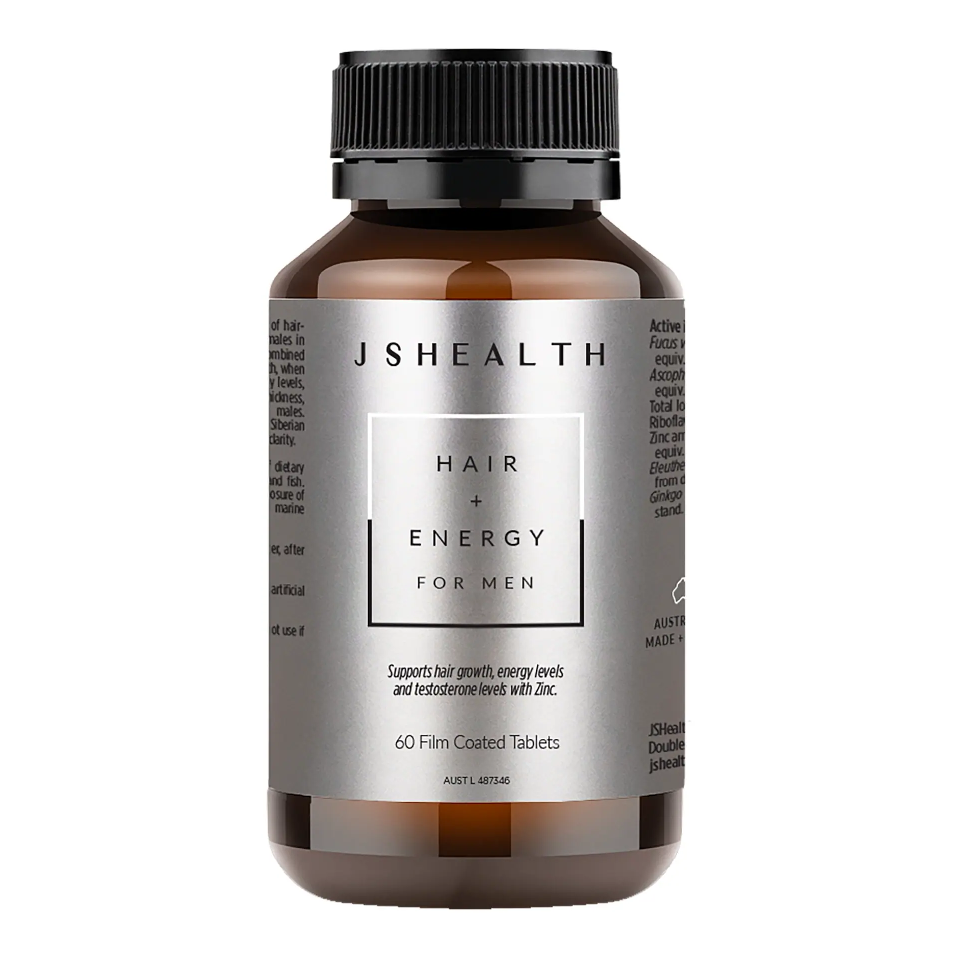 JSHealth Vitamins Hair + Energy For Men