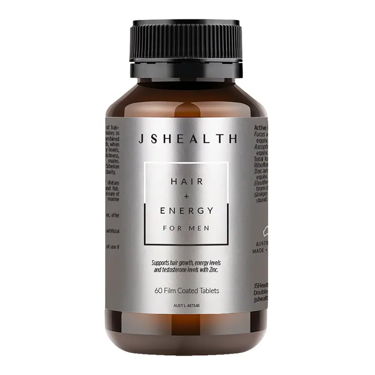 JSHealth Vitamins Hair + Energy For Men