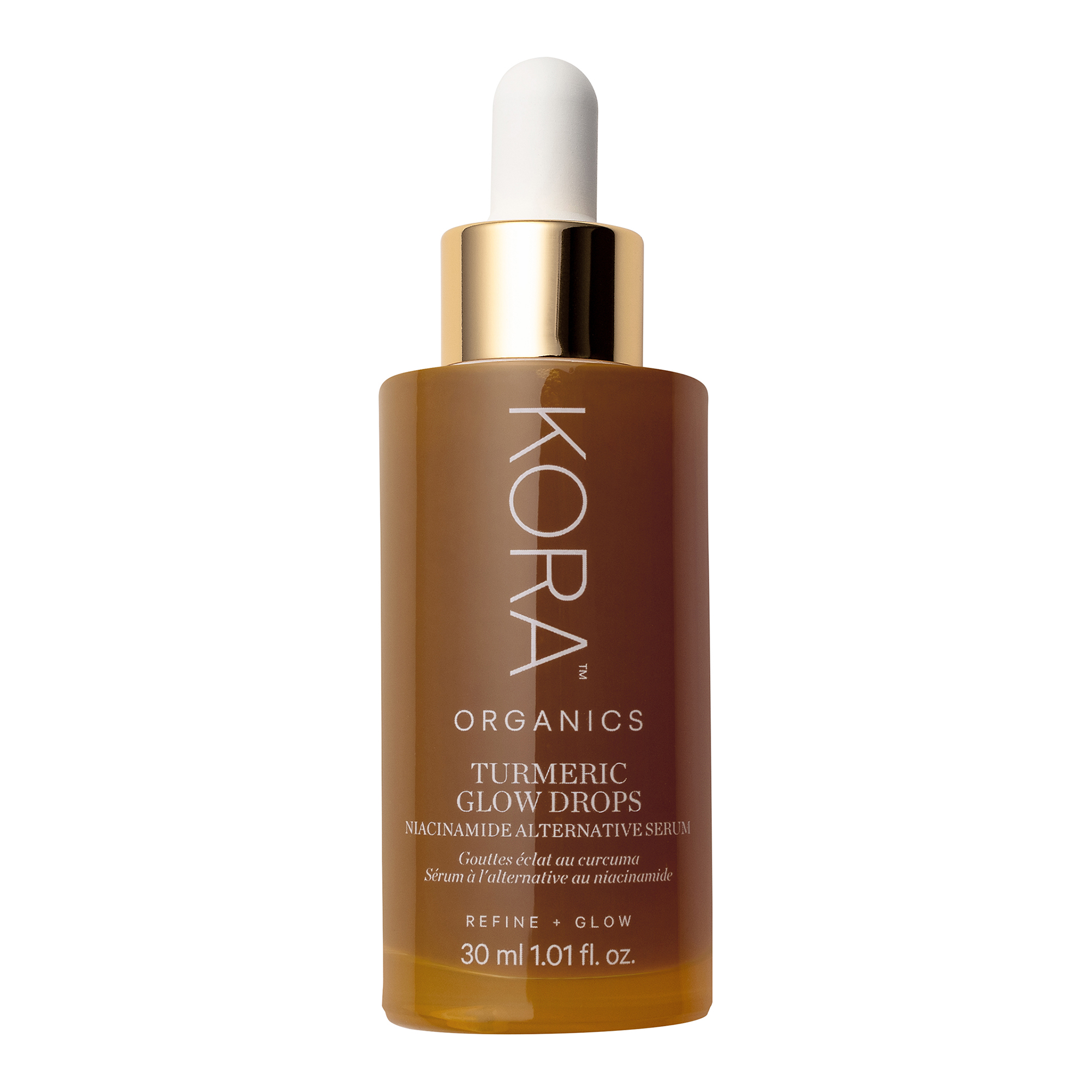 Kora Organics Turmeric Glow Drops Niacinamide Alternative Serum 30mL