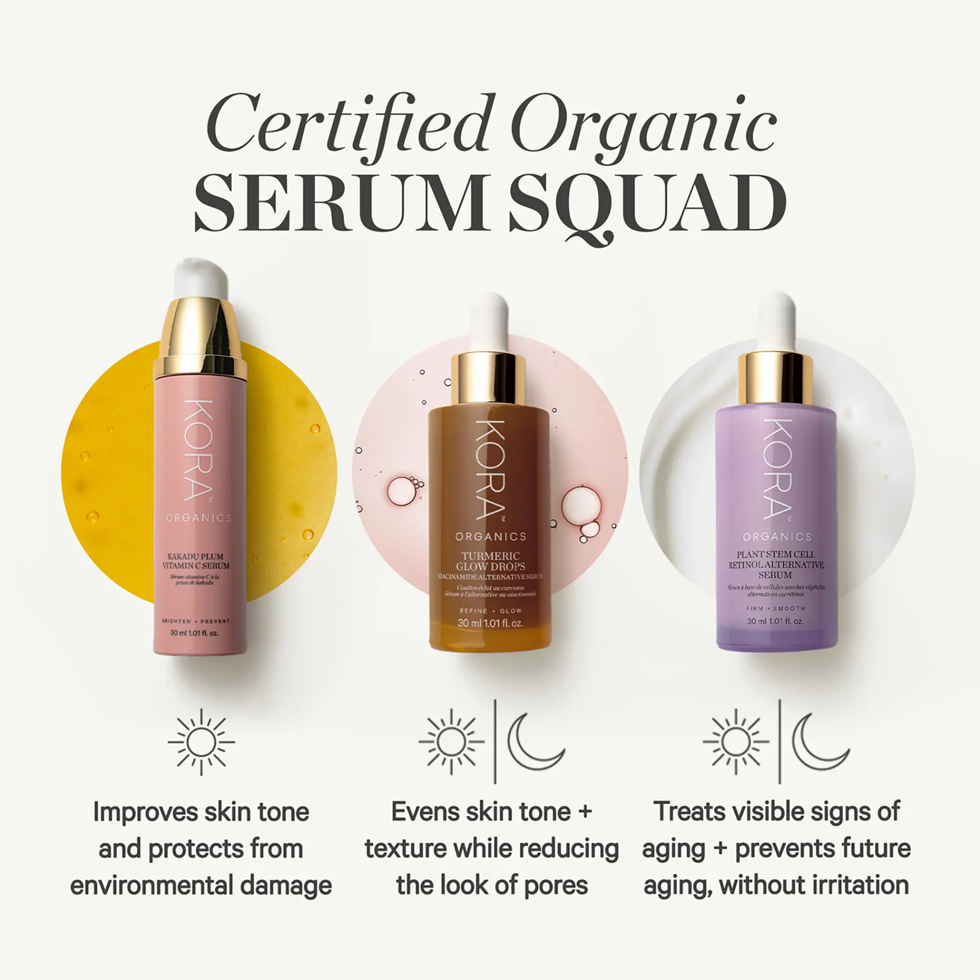 Kora Organics Turmeric Glow Drops Niacinamide Alternative Serum 30mL