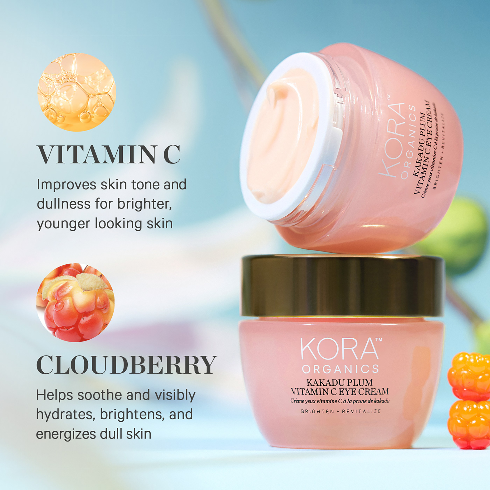 Kora Organics Kakadu Plum Vit C Eye Cream 15mL - REFILL