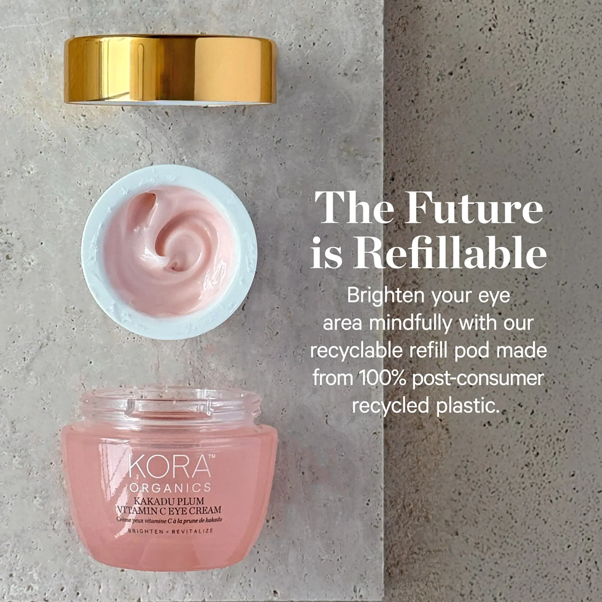 Kora Organics Kakadu Plum Vit C Eye Cream 15mL - REFILL
