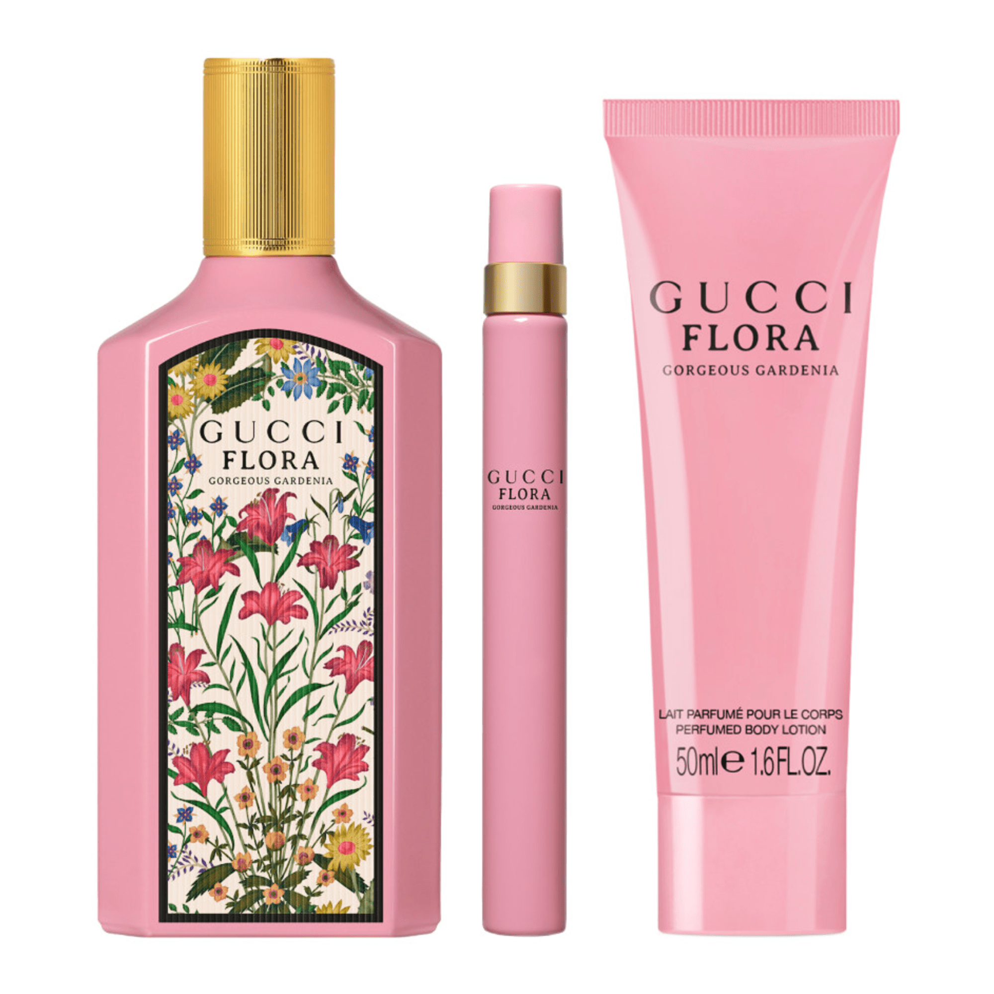 Gucci Flora Gorgeous Gardenia Eau de Parfum Trio Gift Set - Adore