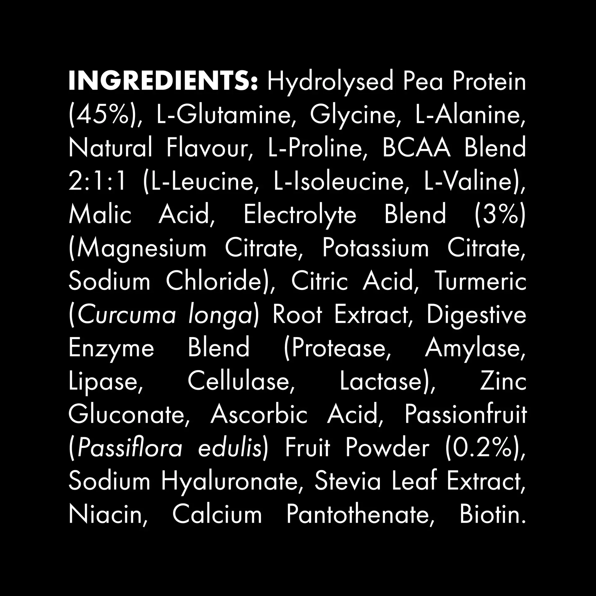 WelleCo The HydroProtein Elixir Passionfruit 270g