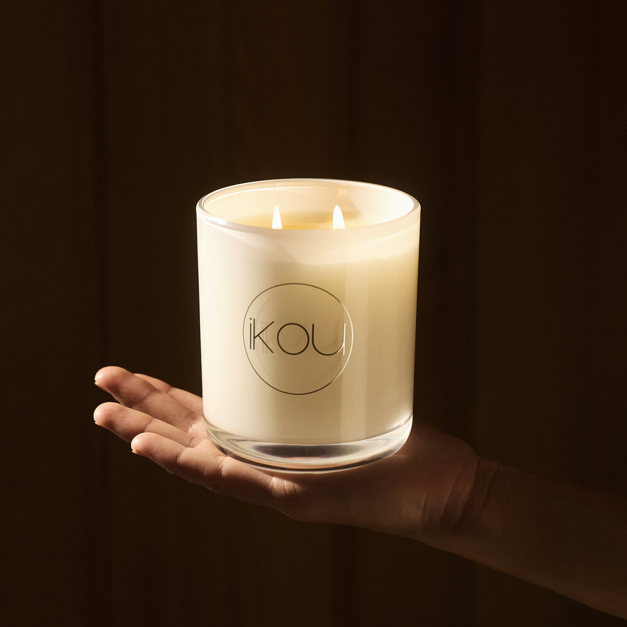IKOU Breathe Wellness Eco-Luxury Candle Large