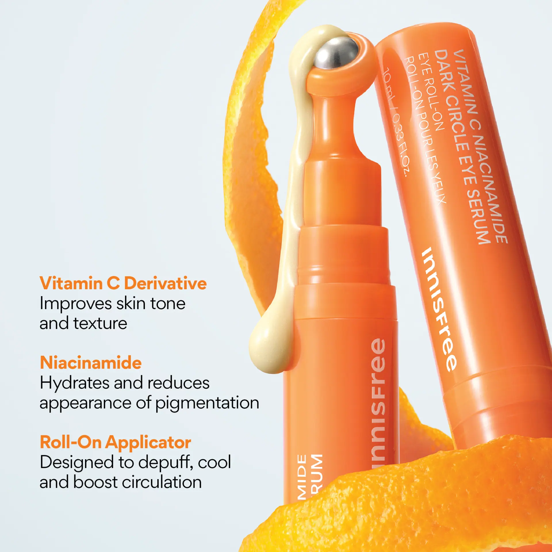 INNISFREE Vitamin C Niacinamide Dark Circle Eye Serum