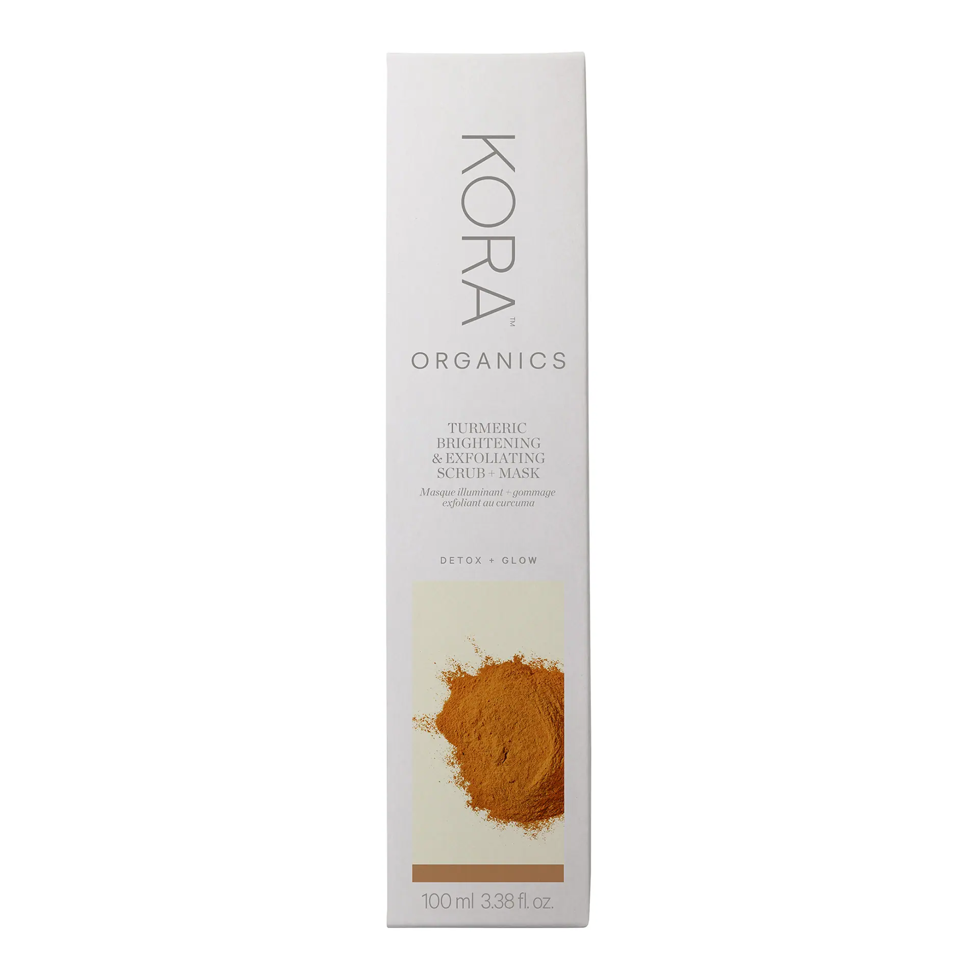 KORA Organics Turmeric Brightening & Exfoliating Scrub + Mask 100ml