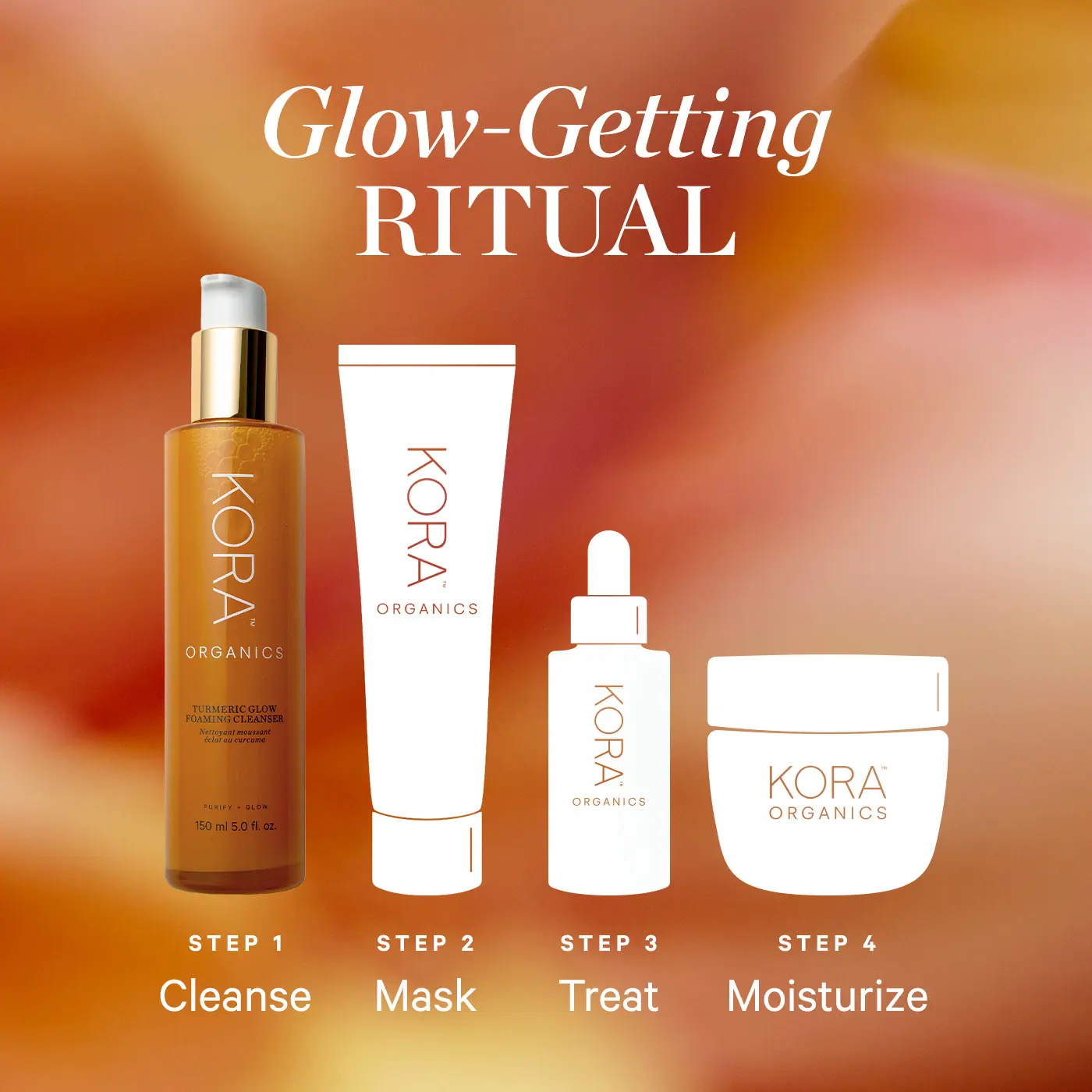 Kora Organics Turmeric Glow Foaming Cleanser - 150mL