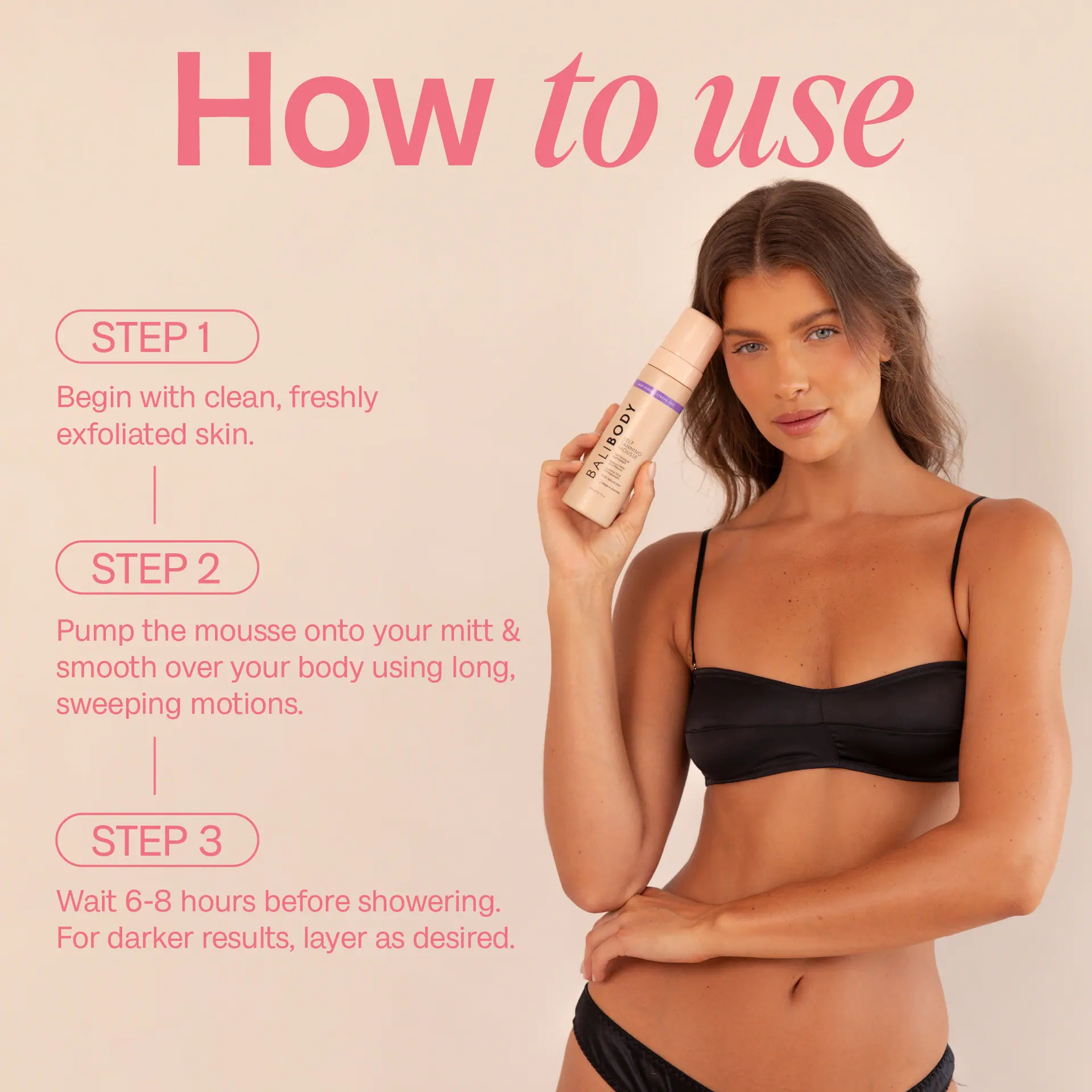 Bali Body Deep Violet Self Tanning Mousse 200ml