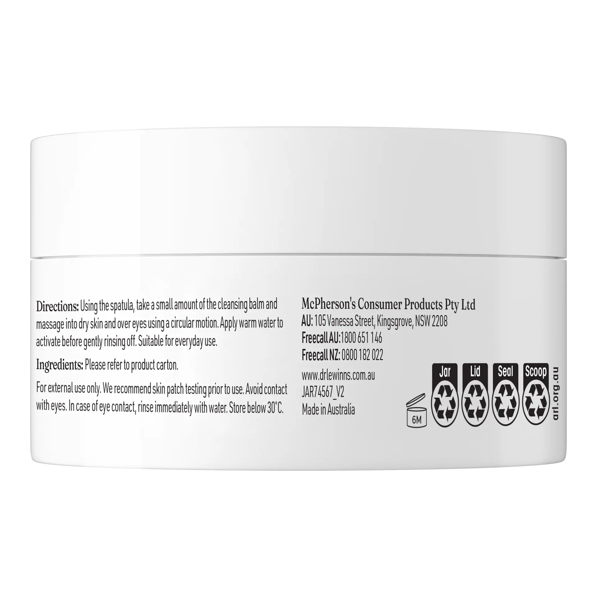 Dr LeWinn's Cleanser Series Daily Cleansing Balm 100g