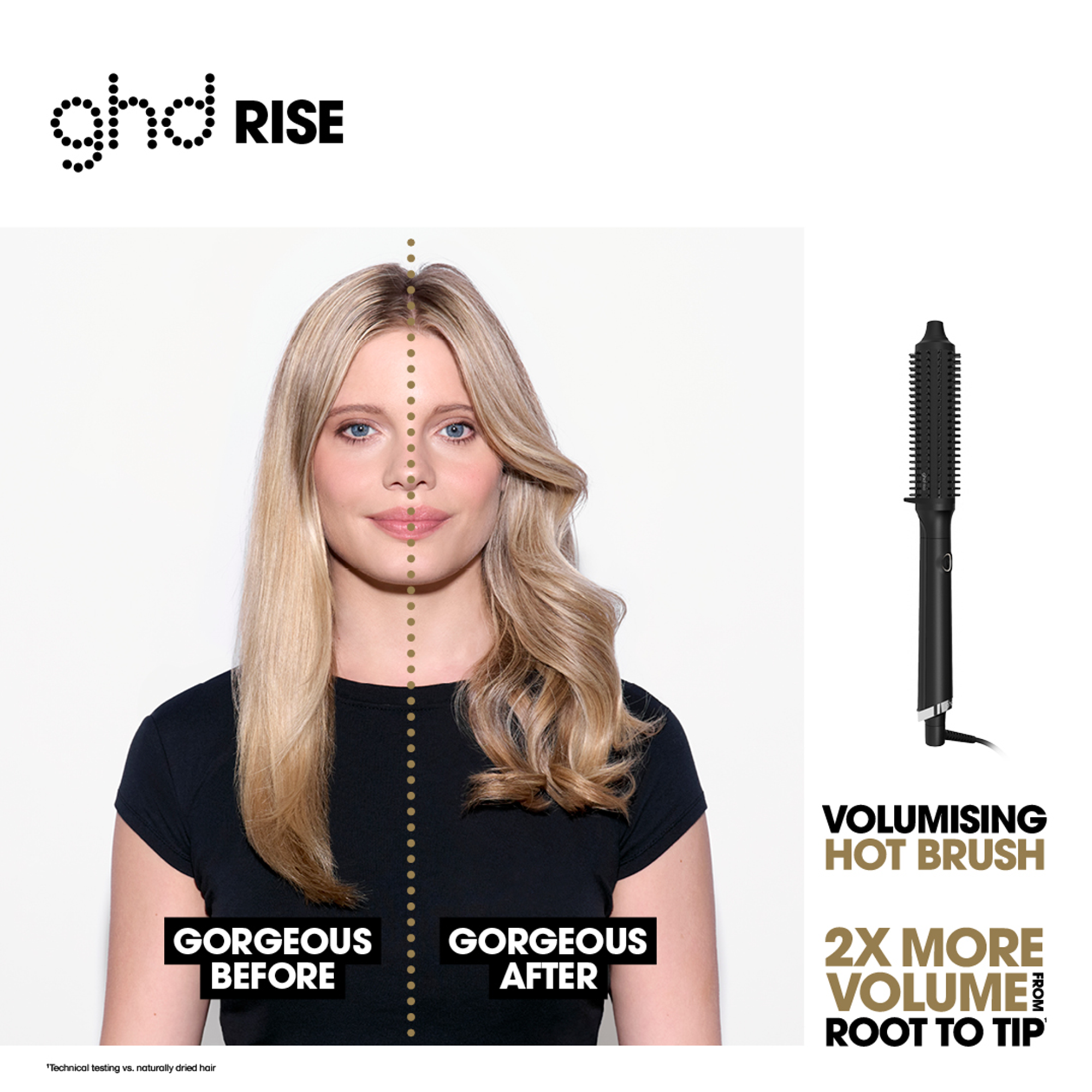 ghd Rise Volumising Hot Brush - ghd Hot Brush - Adore Beauty