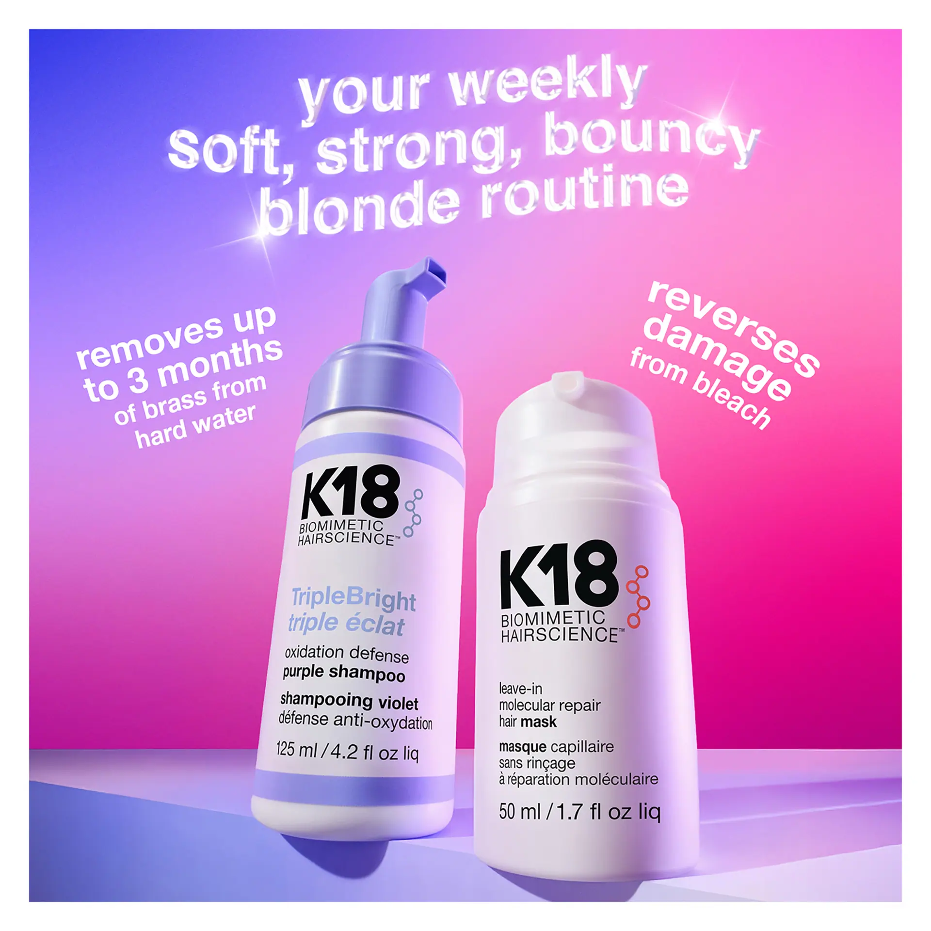 K18 TripleBright Shampoo 125ml