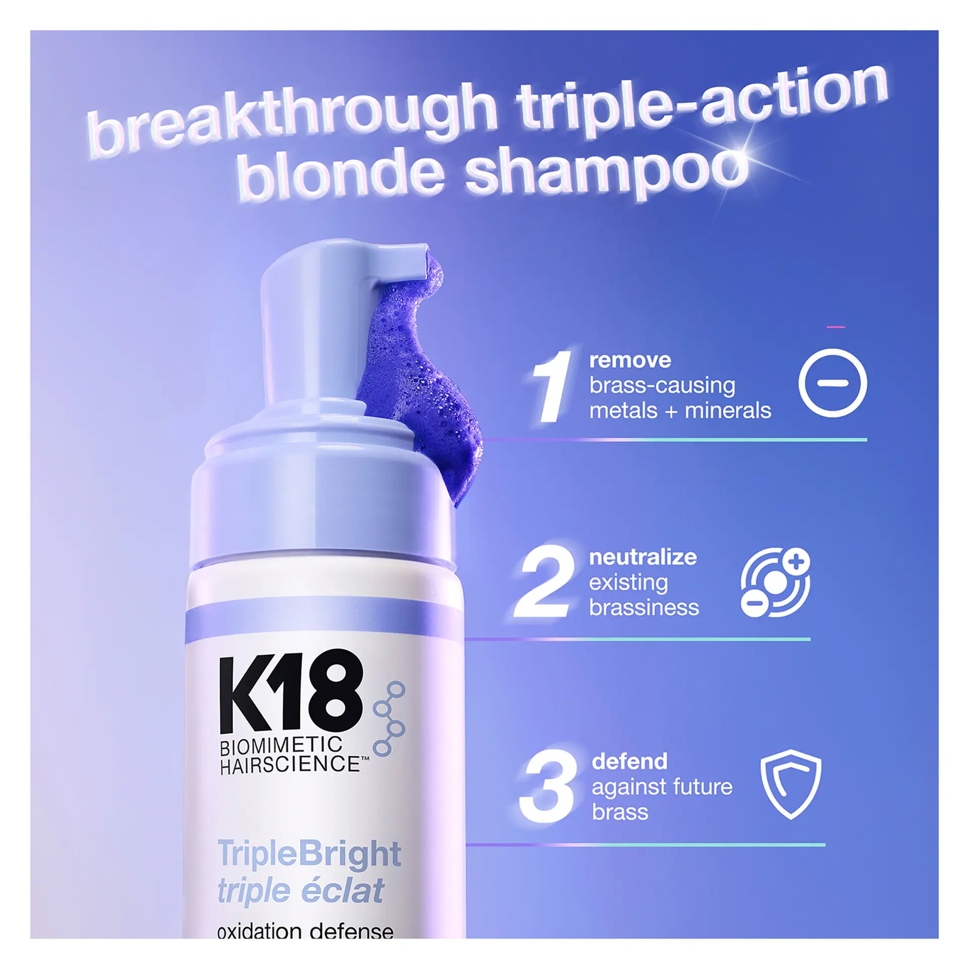 K18 TripleBright Shampoo 125ml