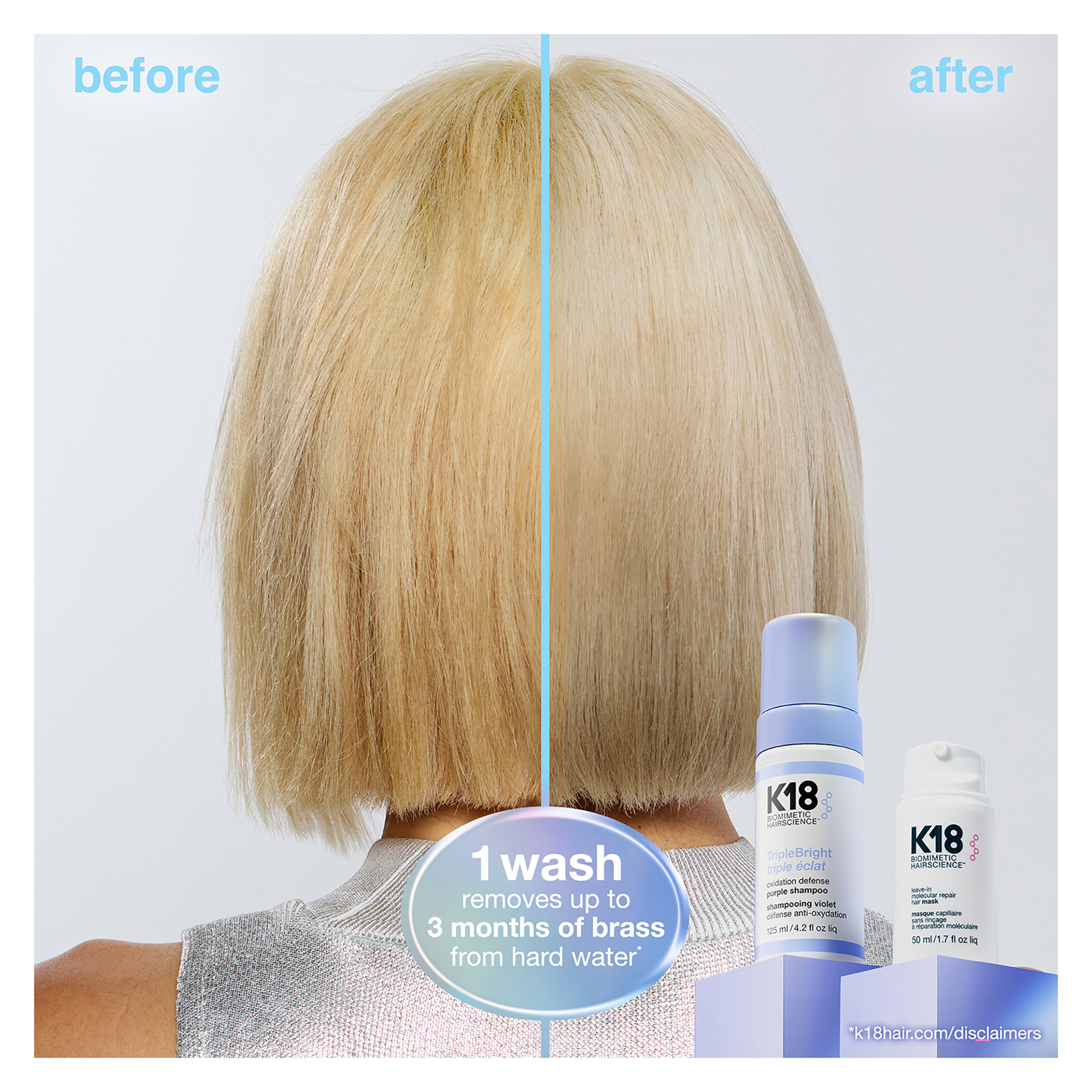 K18 TripleBright Shampoo 125ml