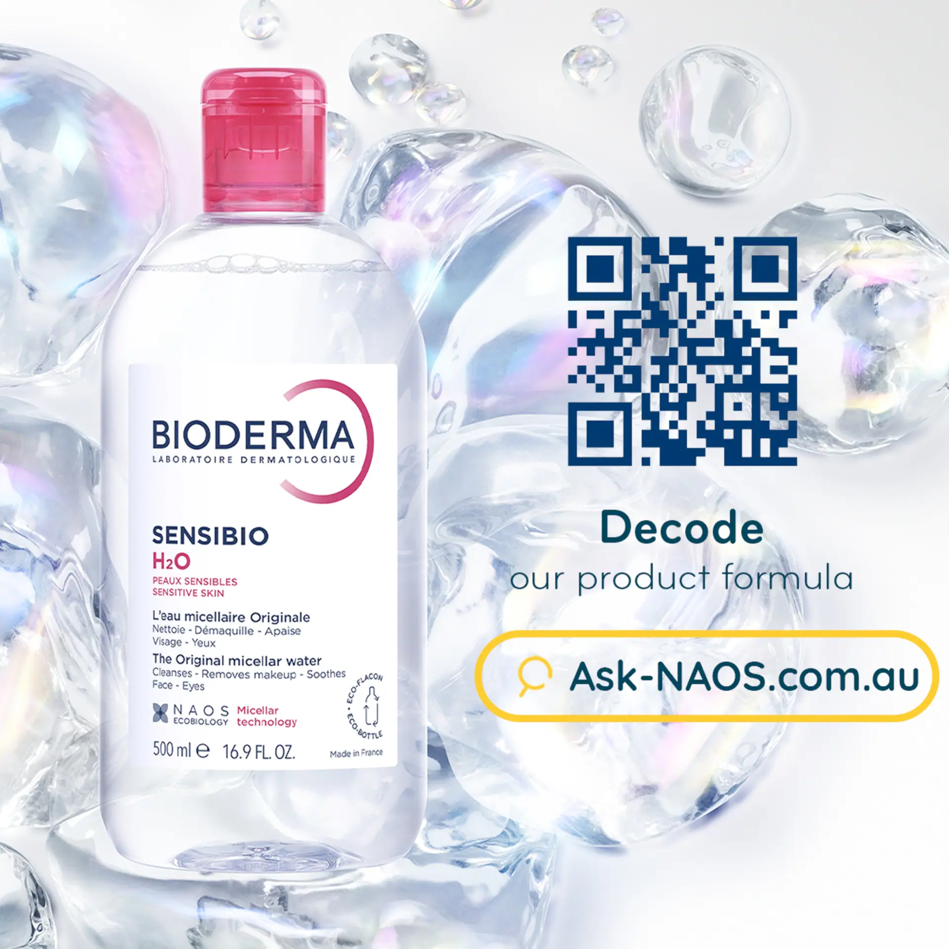Bioderma Sensibio H2O Soothing Micellar Water Cleanser 250ml