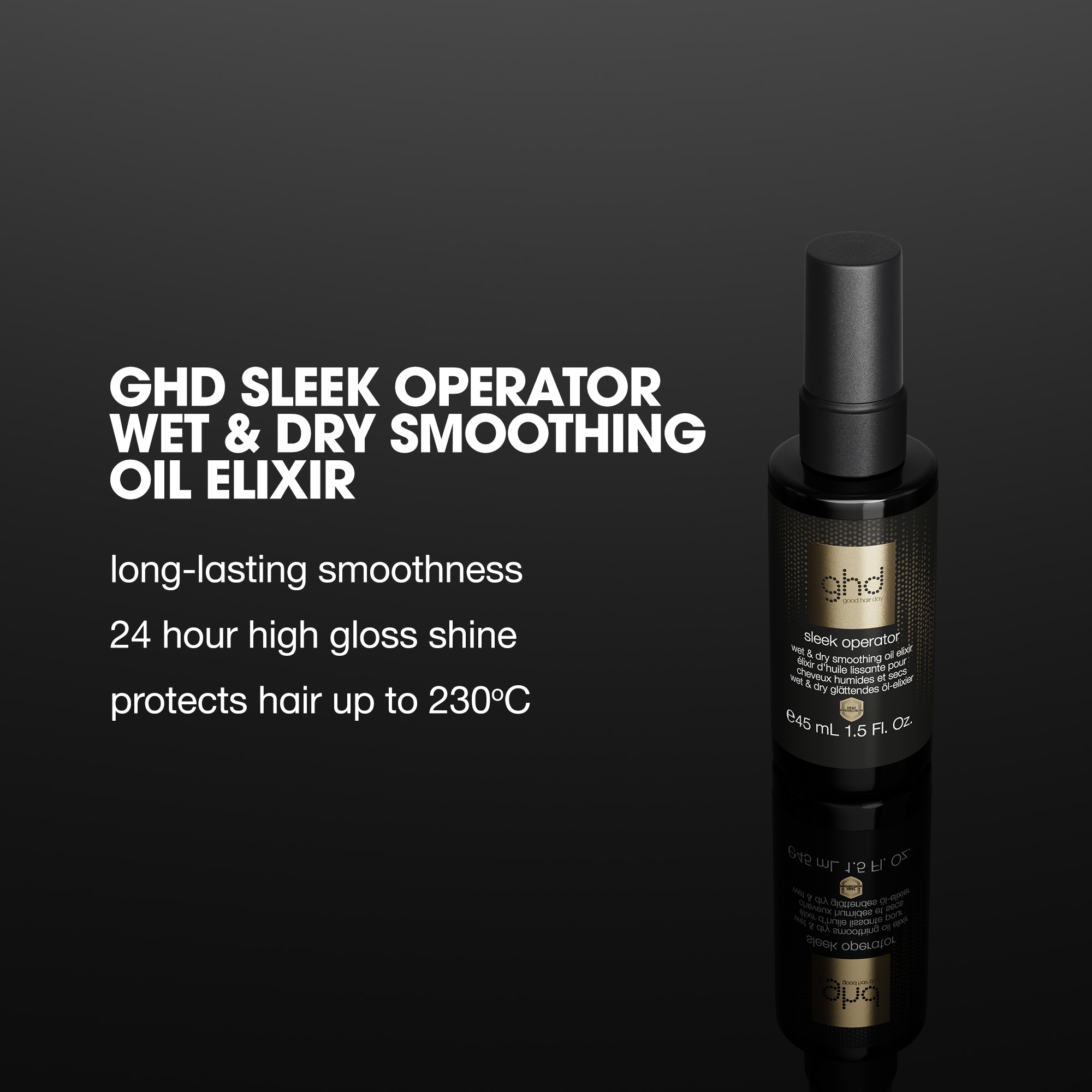 GHD Sleek Operator - Wet or Dry Hair Oil