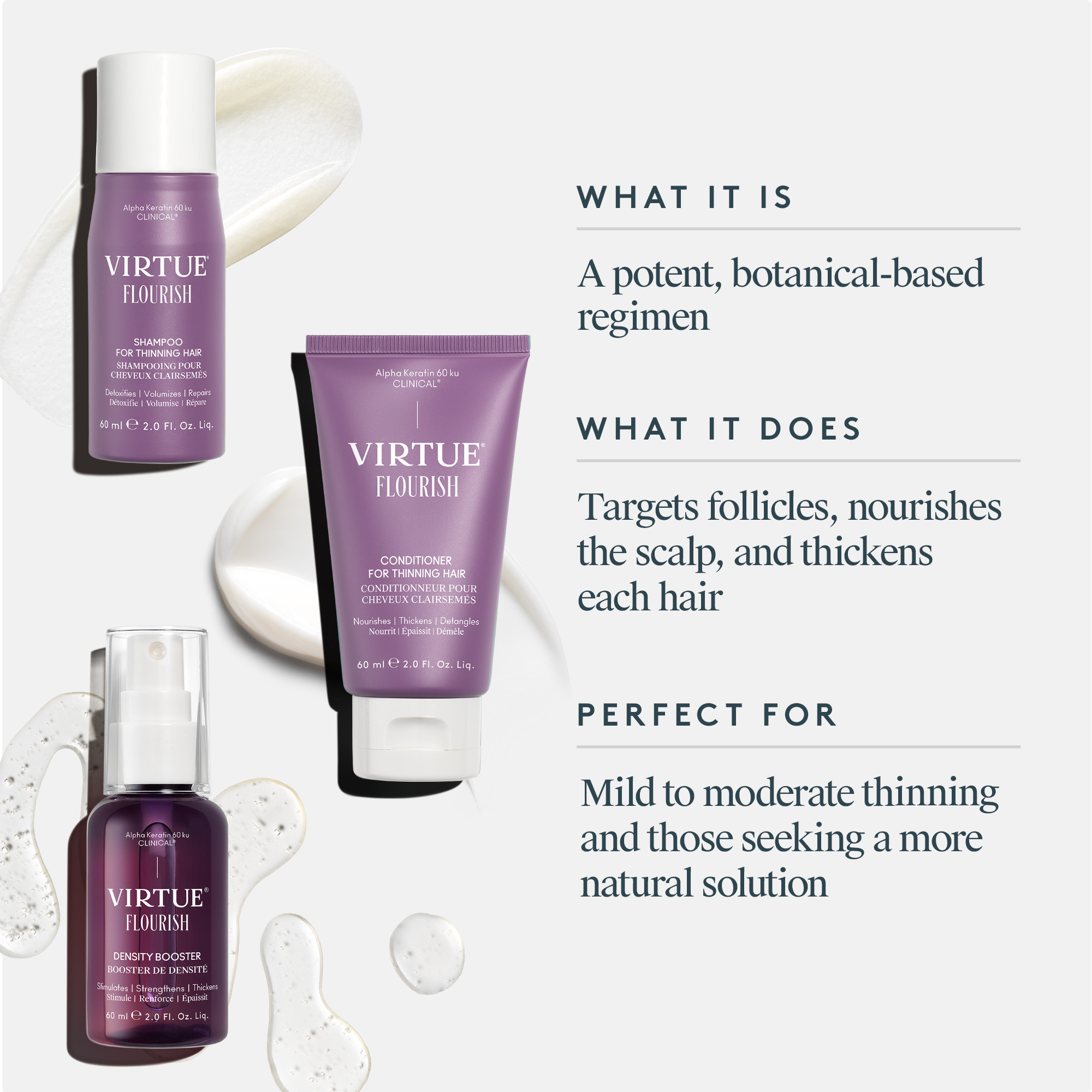 VIRTUE Flourish Hair Rejuvenation Treatment 1 Month