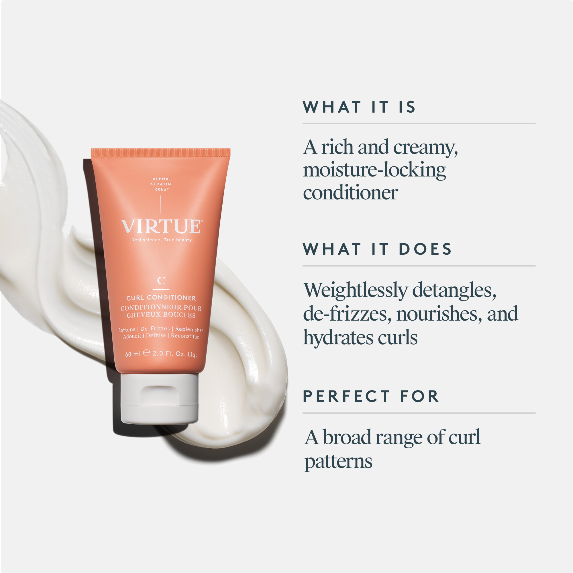 VIRTUE Curl Conditioner 60ml