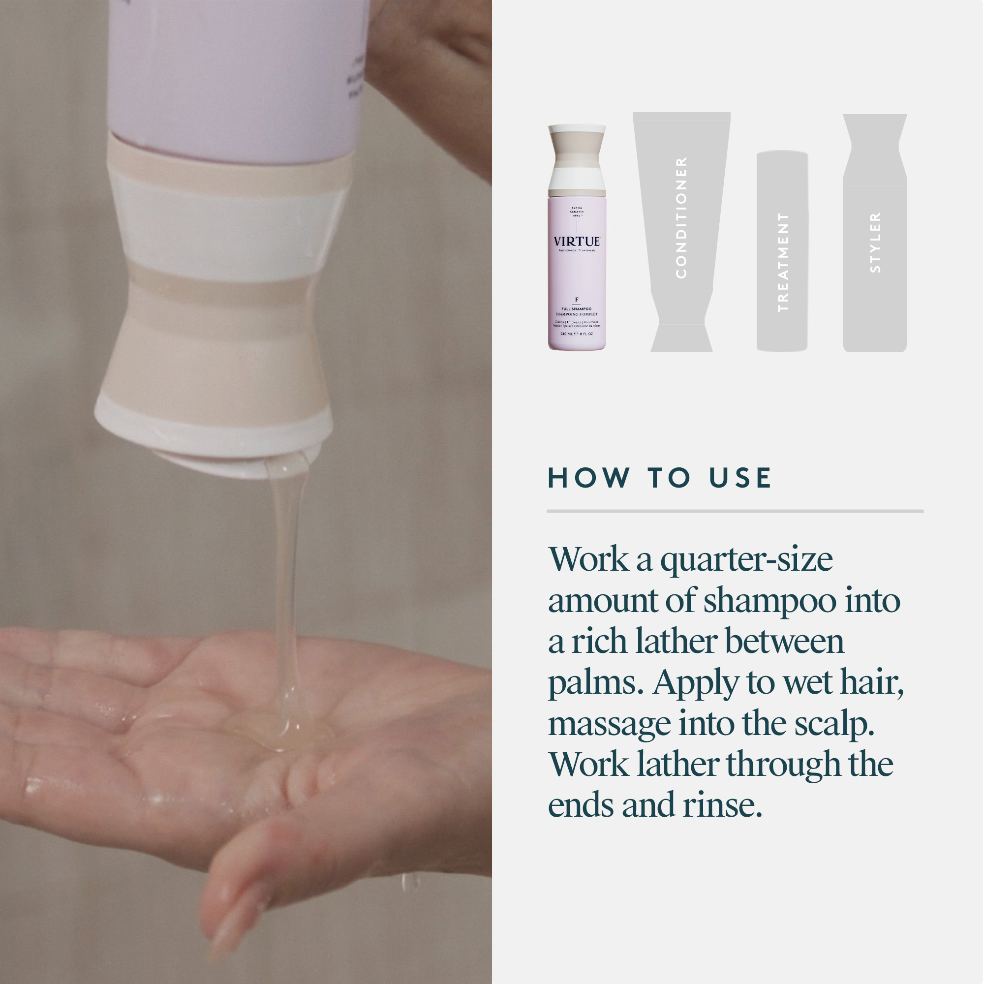 VIRTUE Full Shampoo 60ml