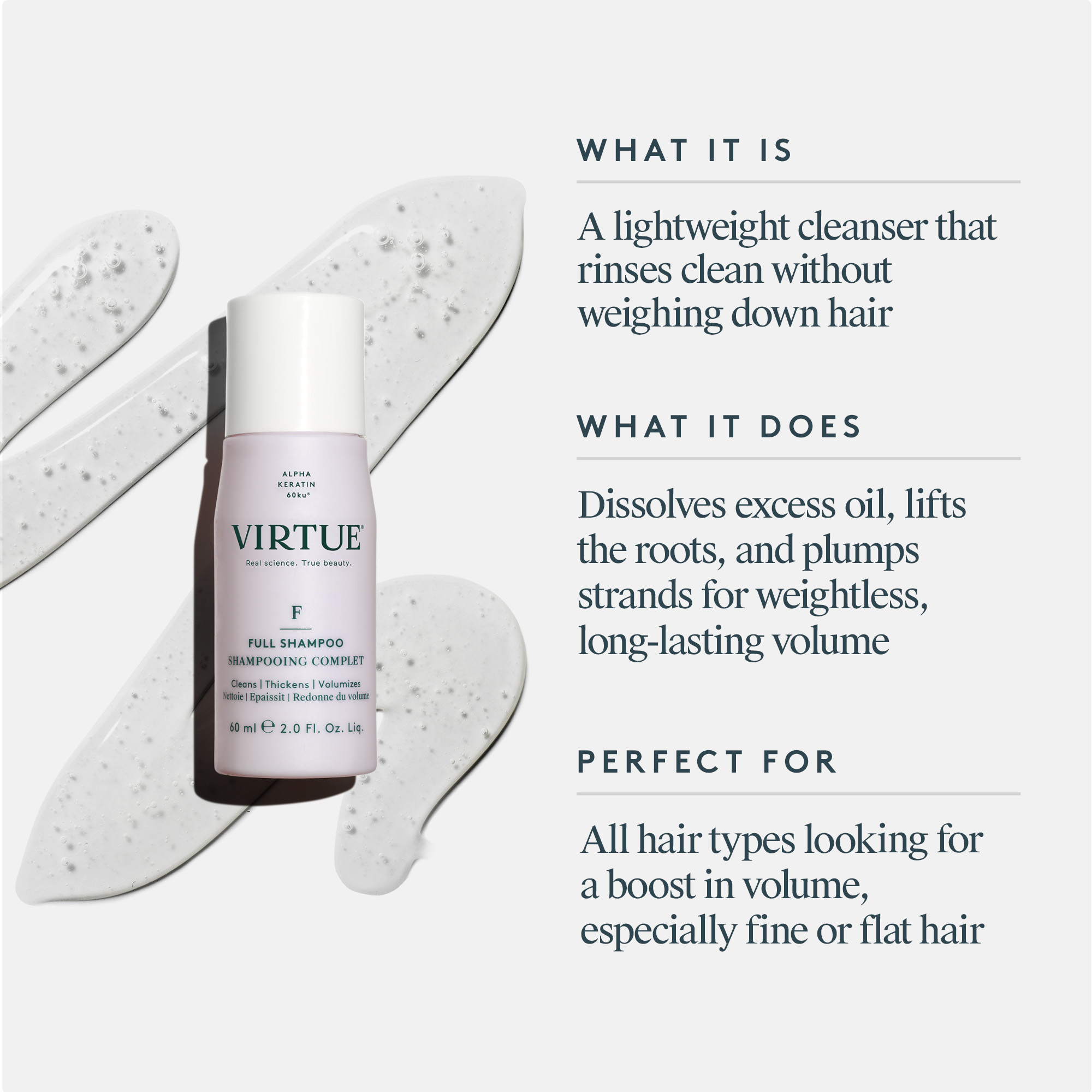 VIRTUE Full Shampoo 60ml