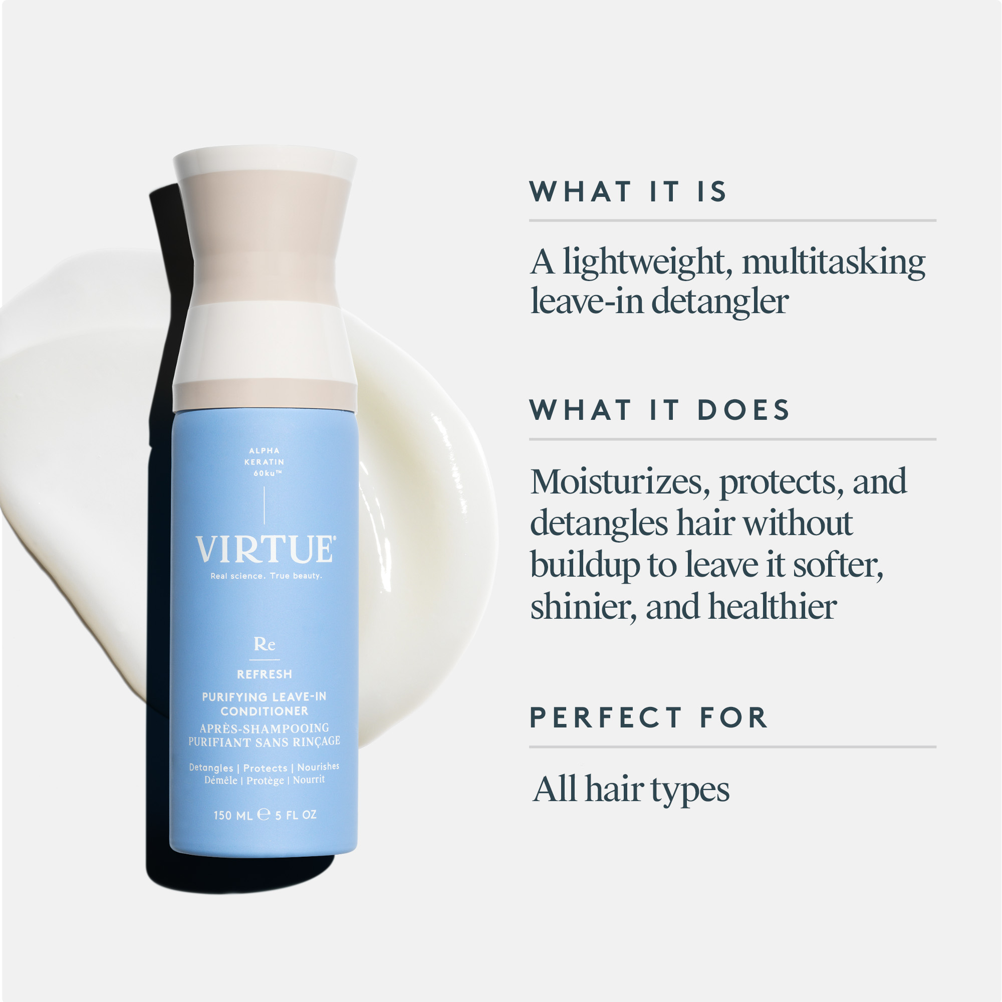 VIRTUE Refresh Purifying Leave-in Conditioner 150ml