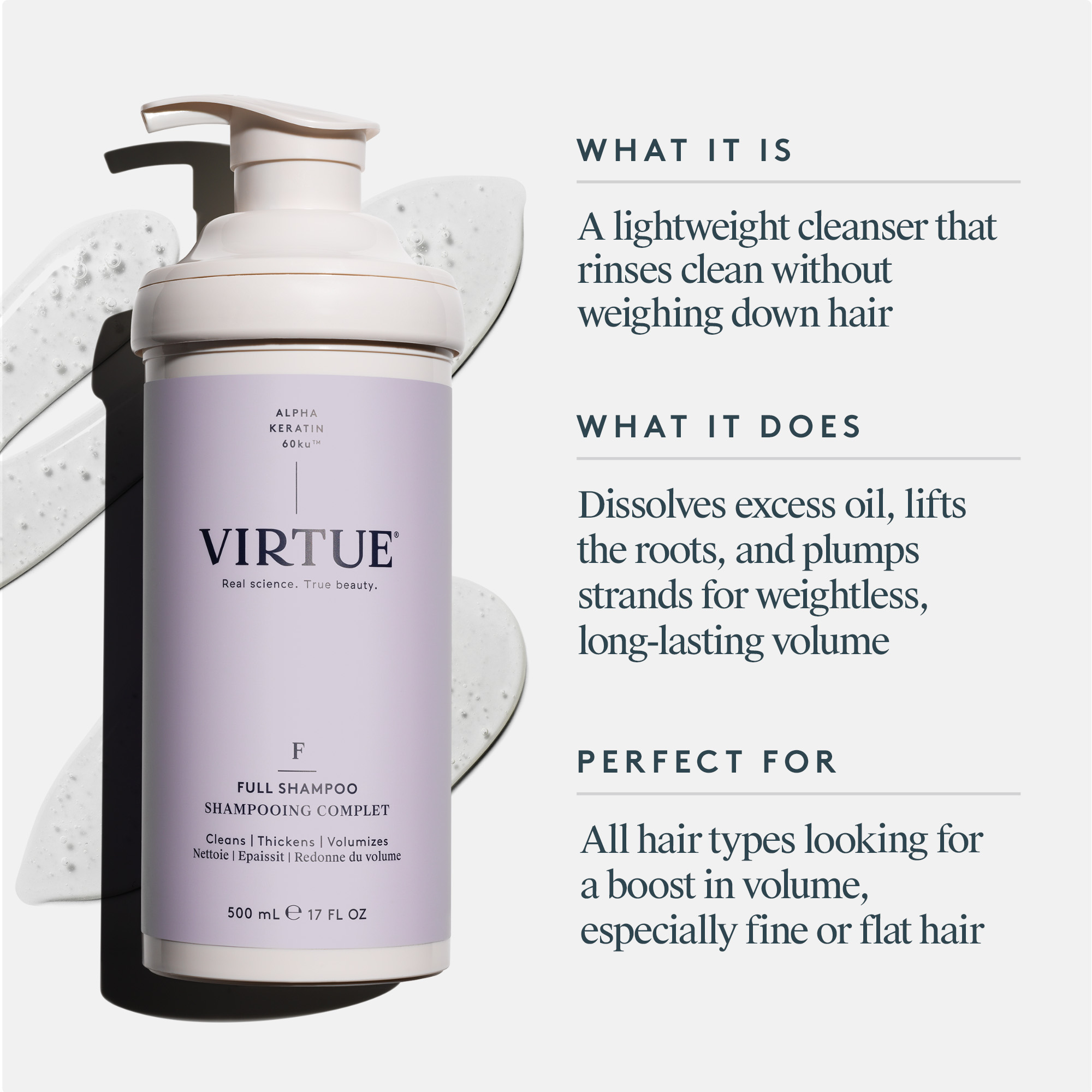 VIRTUE Full Shampoo 500ml