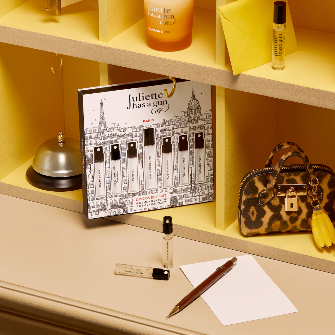 Juliette has a gun Banana Rush Discovery Set (Not a perfume 5ml, Banana rush 2ml, Miami shake 2ml, O