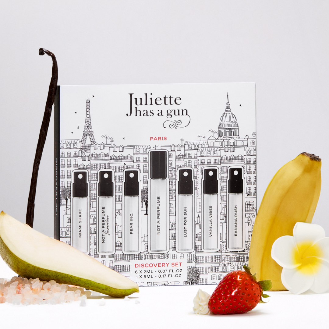 Juliette has a gun Banana Rush Discovery Set (Not a perfume 5ml, Banana rush 2ml, Miami shake 2ml, O