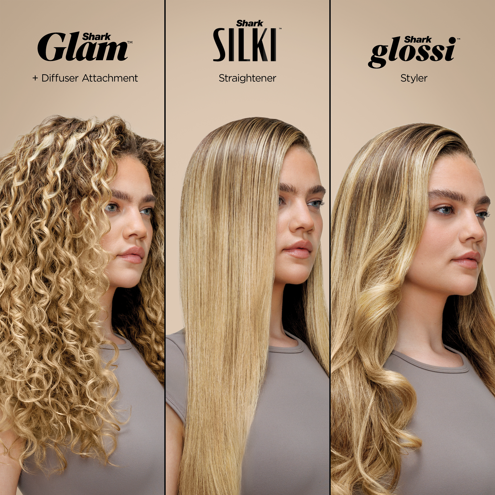 Shark Glam Air Styling & Drying System - Soft Gold