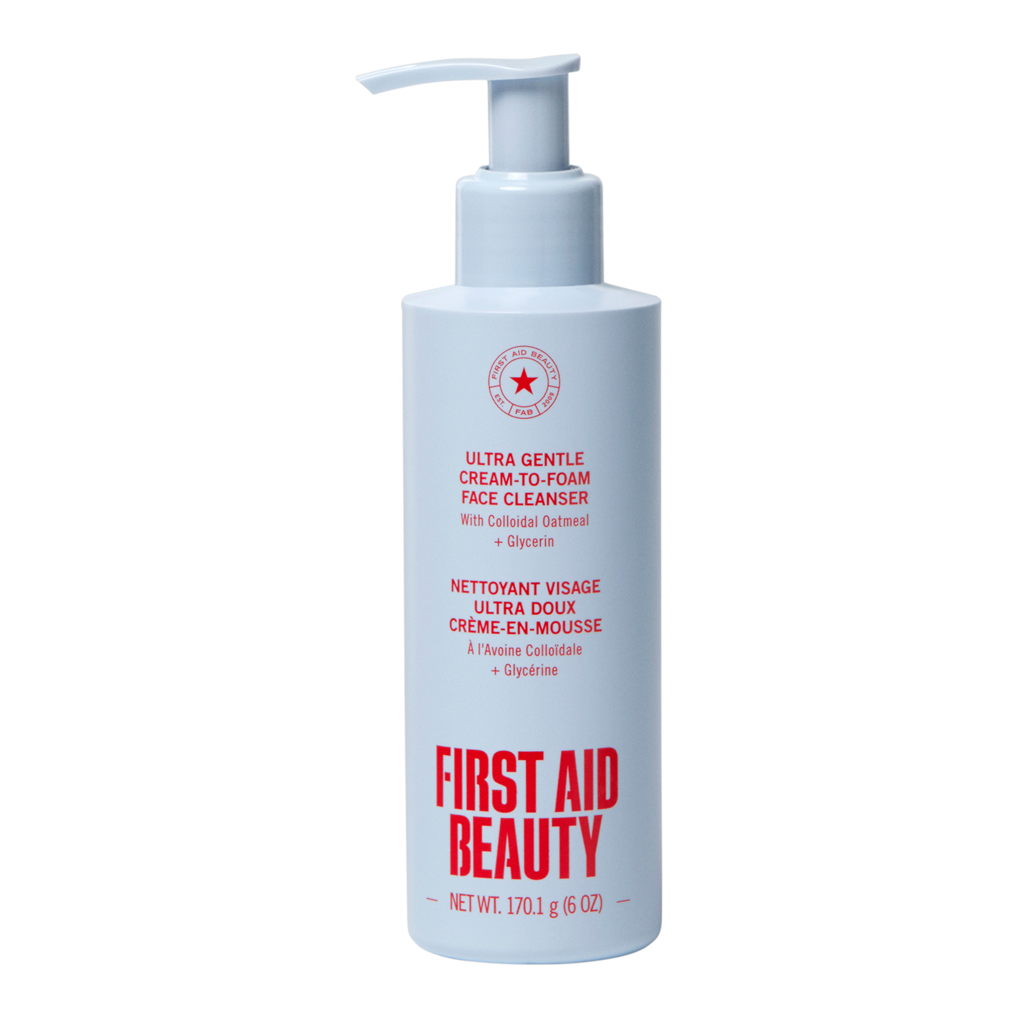 First Aid Beauty Ultra Gentle Cream-to-Foam Cleanser 177ml