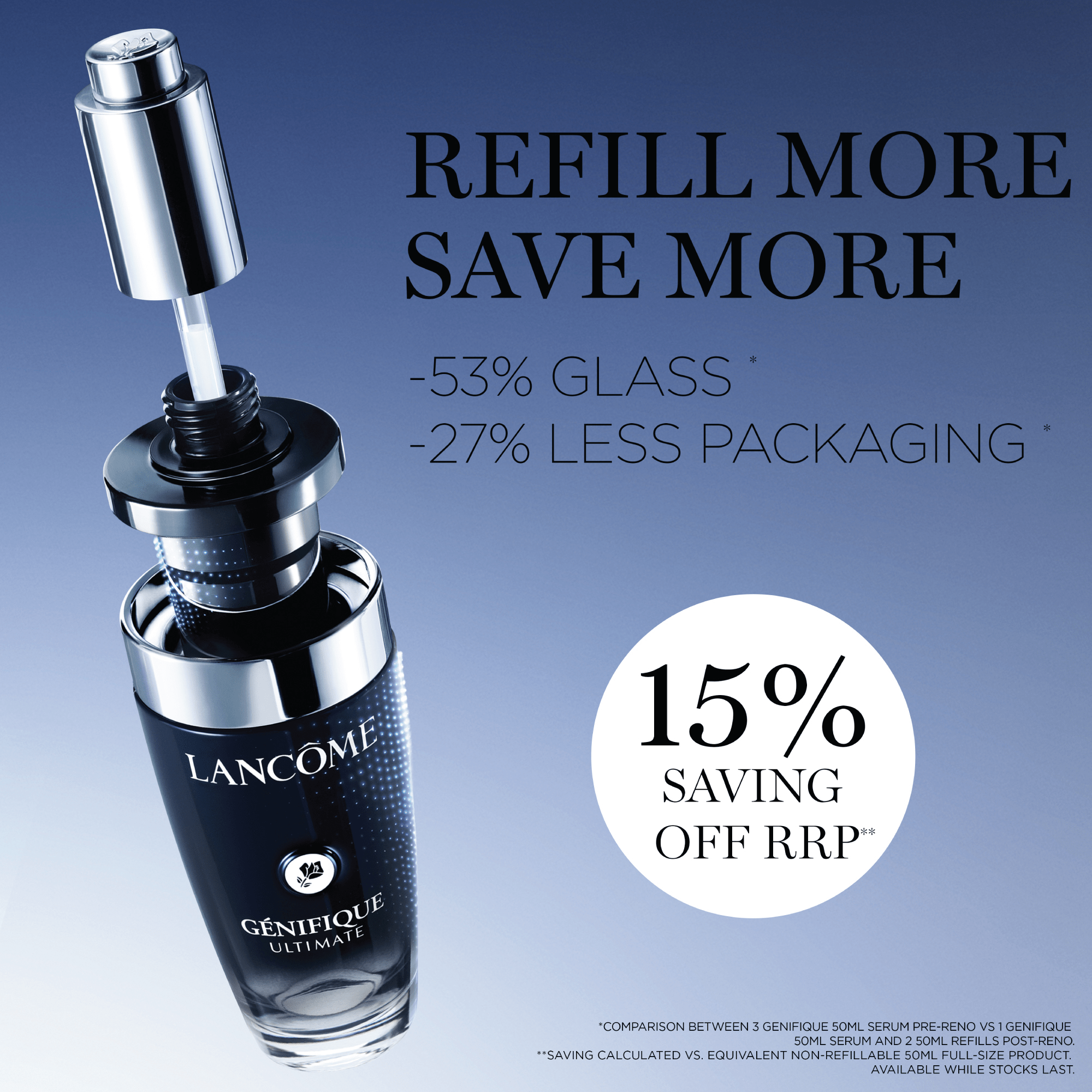 Lancome Genifique Ultimate Serum 50ml Refill - Adore Beauty