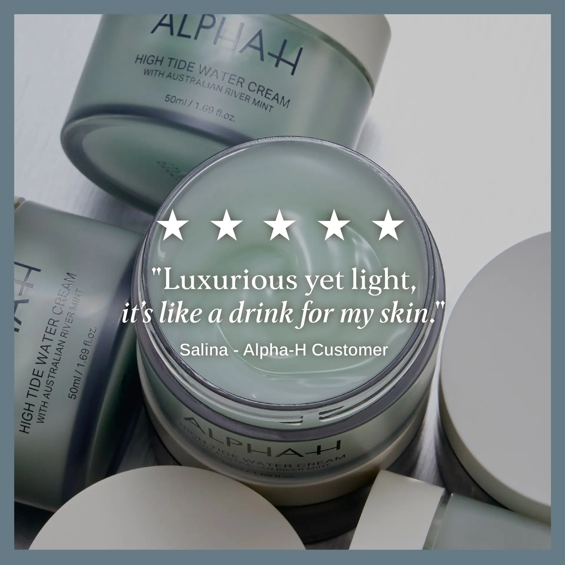 Alpha-H High Tide Water Cream with Australian River Mint 15ml